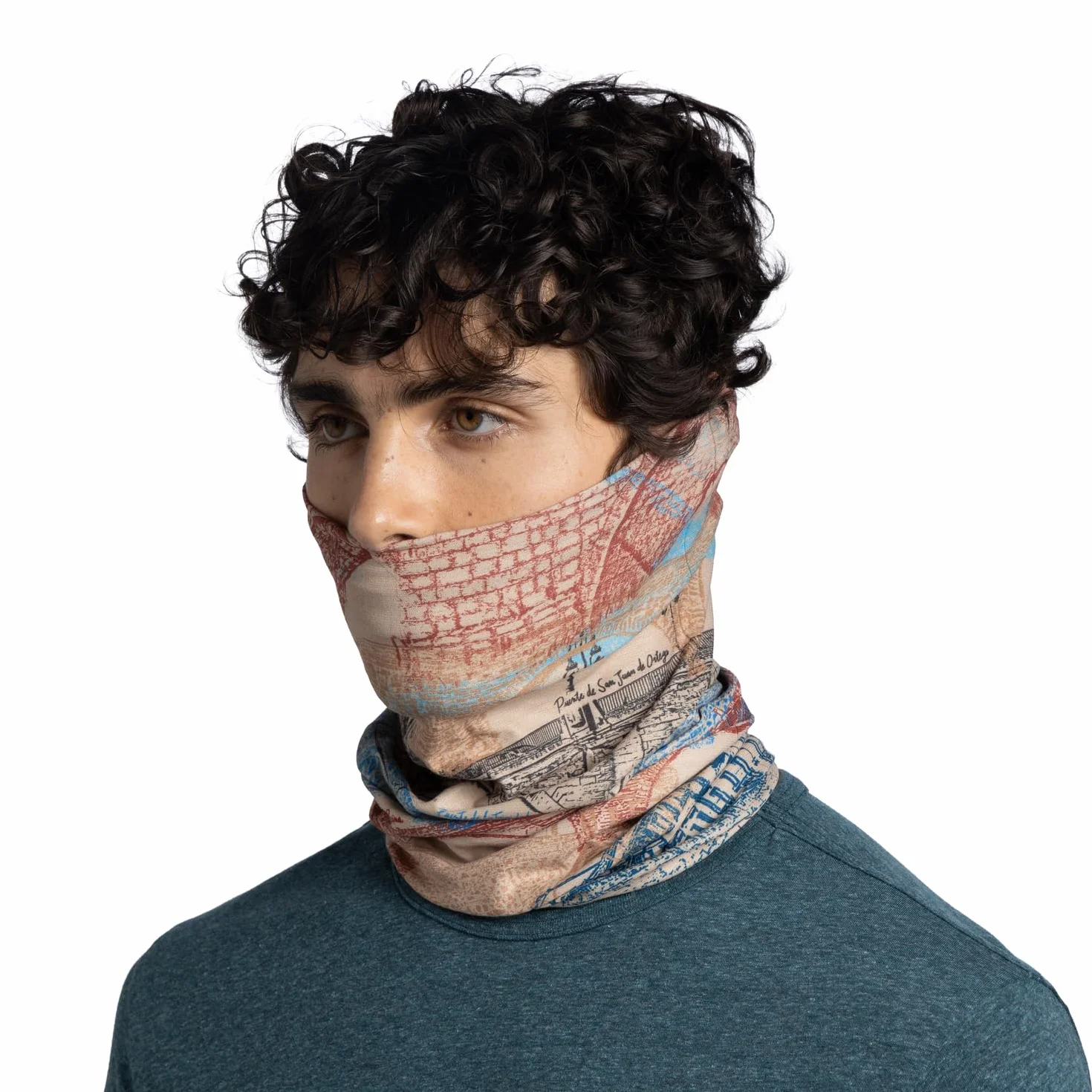 BUFF Komin Coolnet UV Elastyczna, Ochrona UPF50, Lekka, Elastyczna, Materiał Z Recyklingu, Sport, Lato One Size Biały
