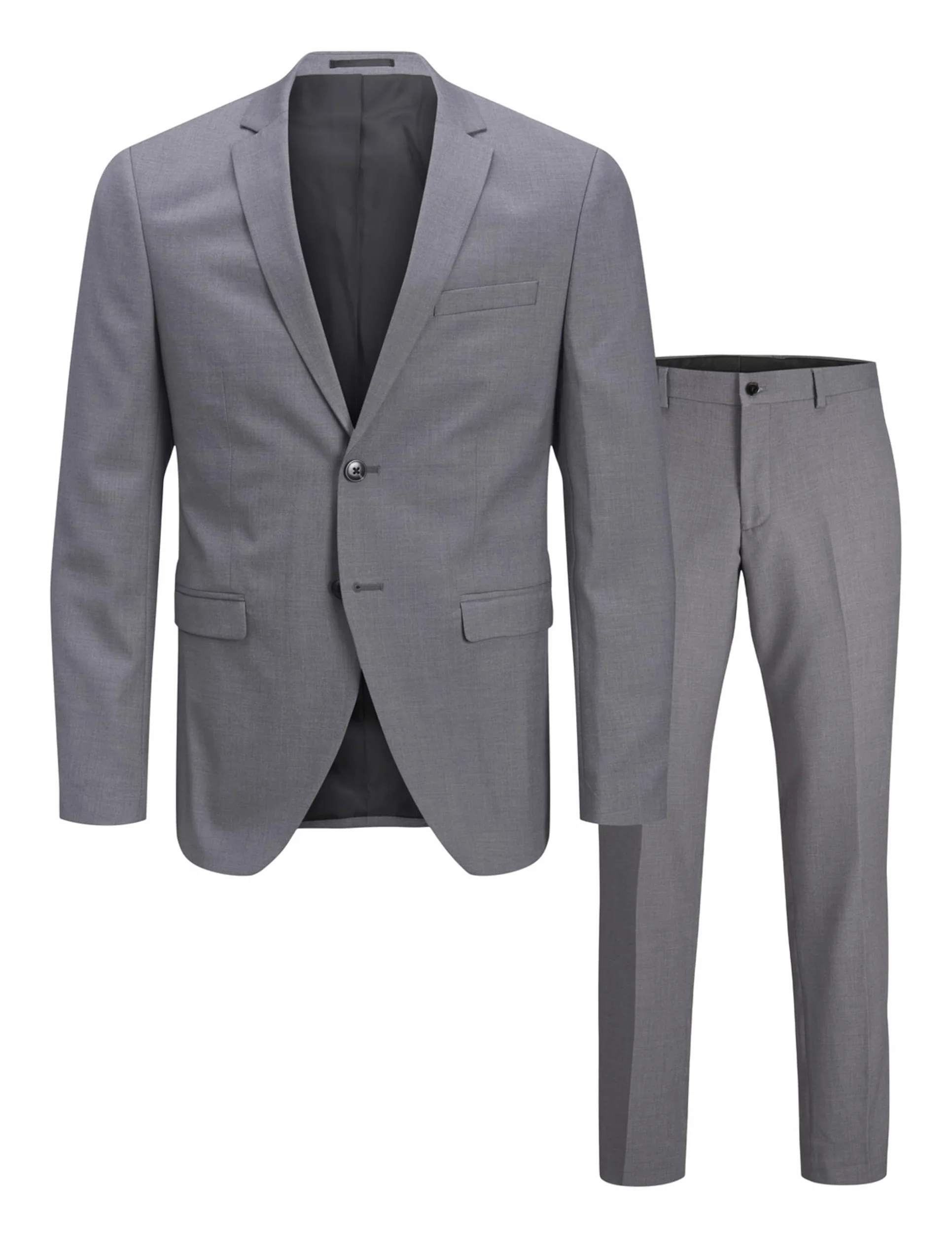 JACK & JONES jprfranco suit noos Garnitur Mężczyźni, jasnoszary melanżowy, 54