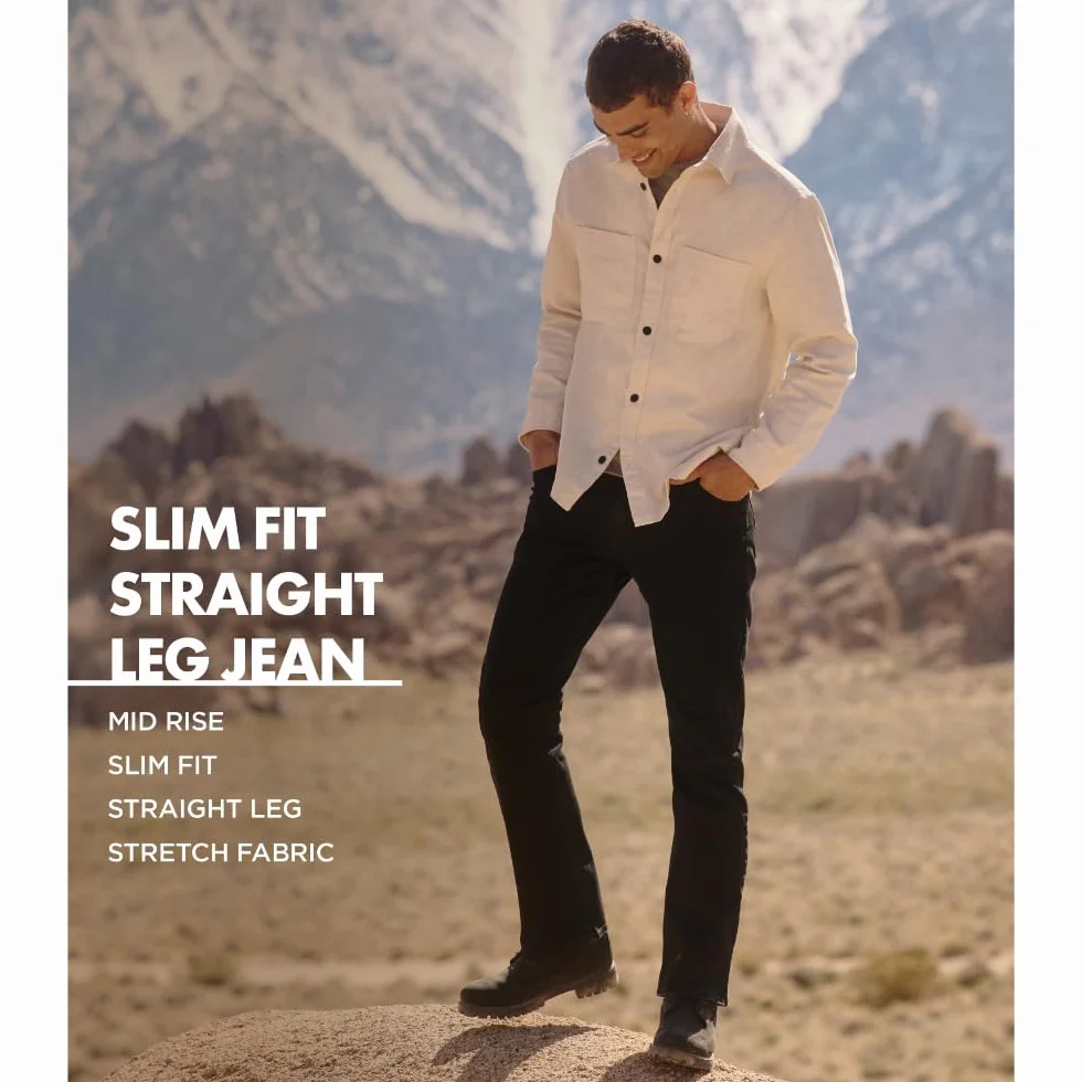 Wrangler Authentics Slim Fit Straight Leg Jean - Dżins Mężczyźni