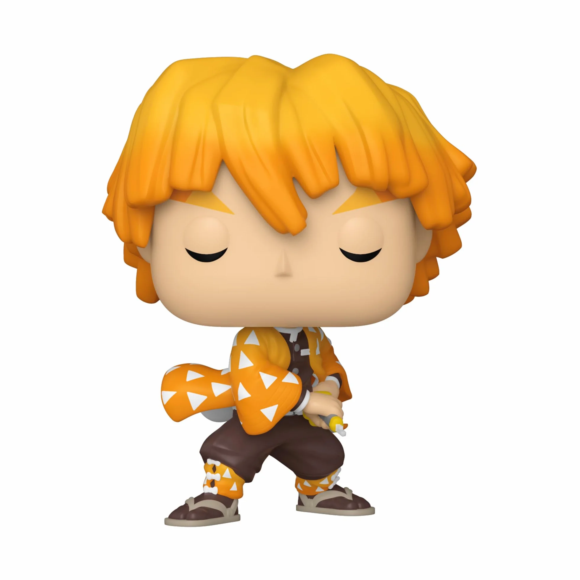 Funko POP! Animation: Demon Slayer - Zenitsu Agatsuma - Wyłącznie Amazon - Kolekcjonerska figurka winylowa - Pomysł na prezent - Oficjalny towar - Zabawki dla dzieci i dorosłych - Fani anime