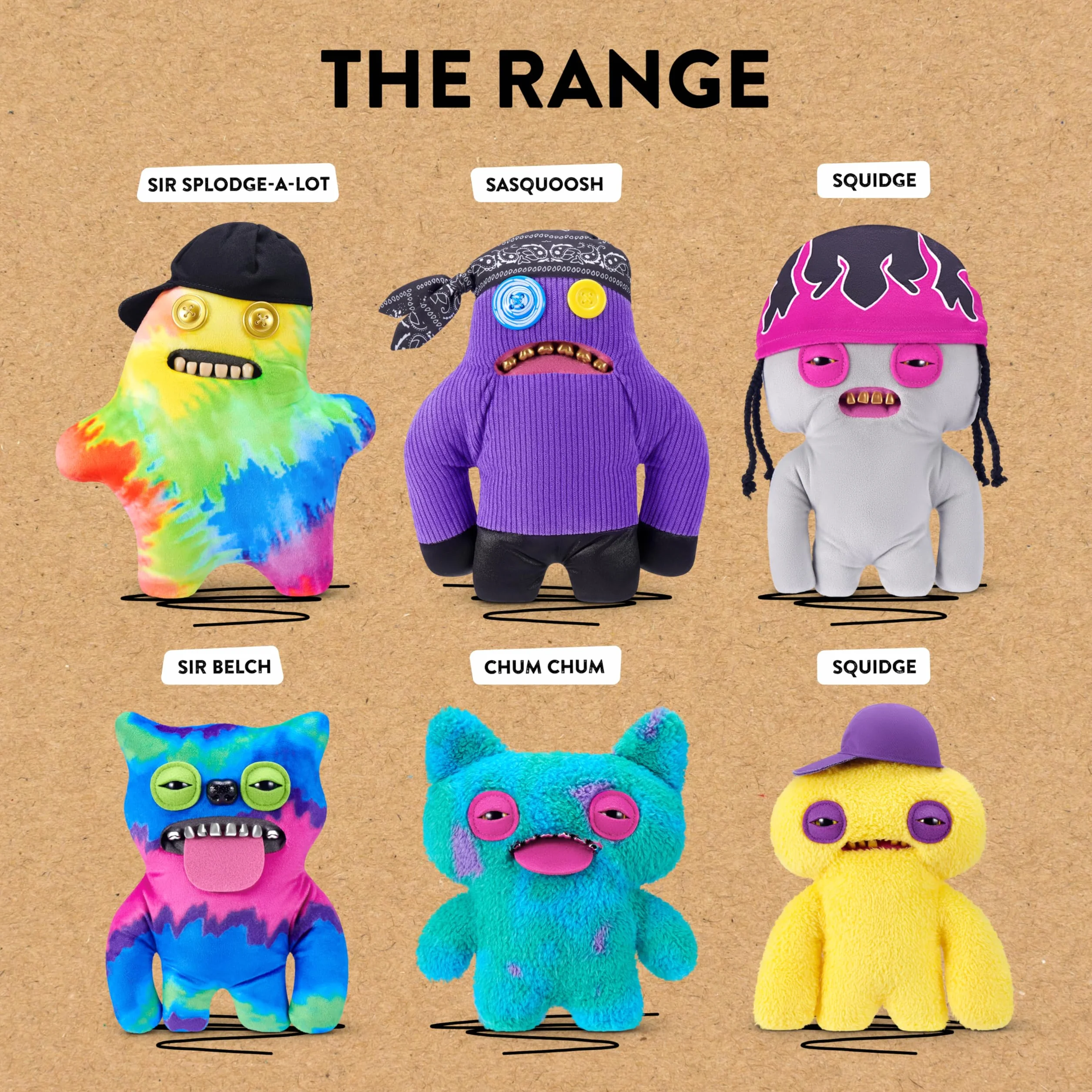 Fuggler 23 cm seria rdzeniowa 1-FUGG LIFE PLUSH Sasquoosh