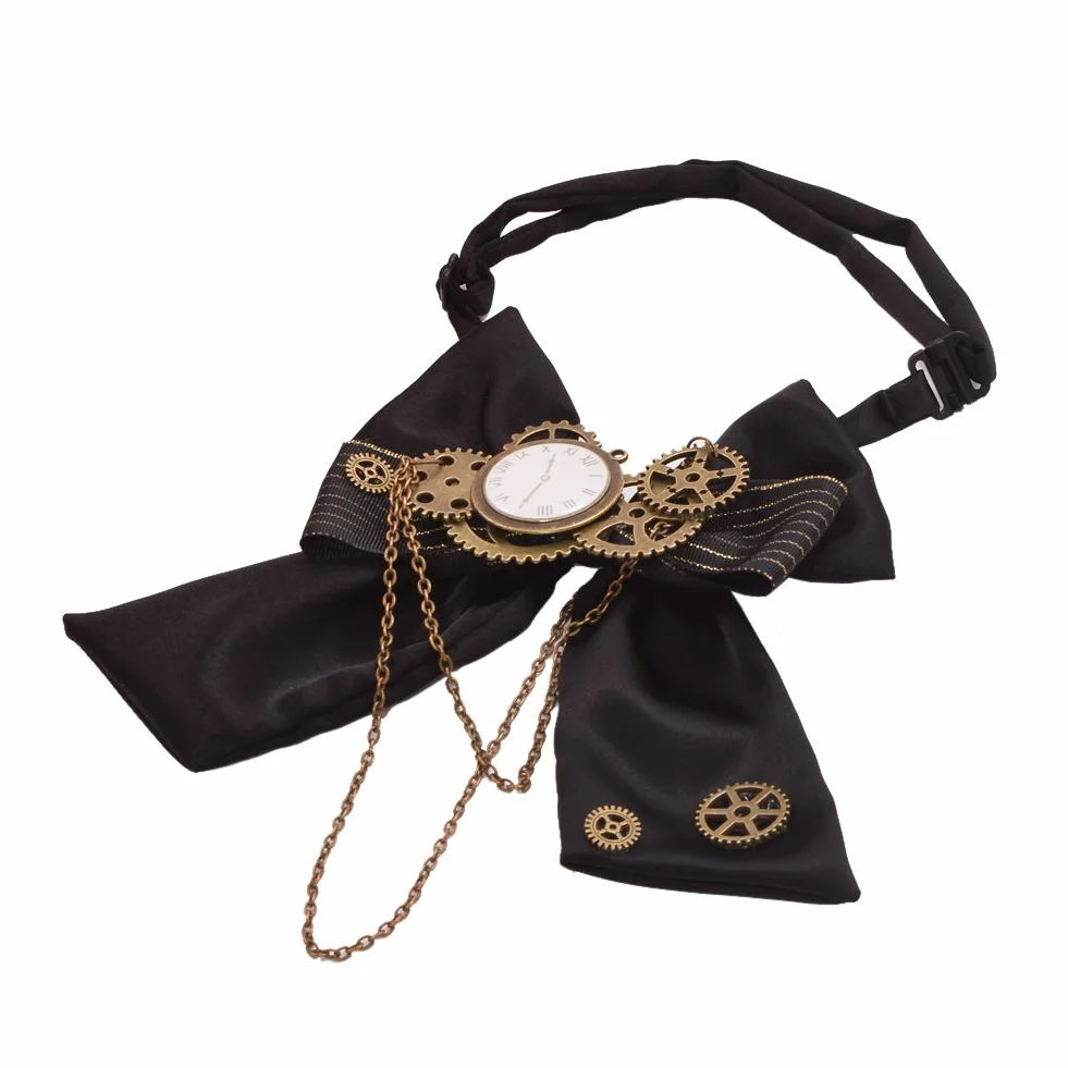BLESSUME Steampunk muszka zębatka