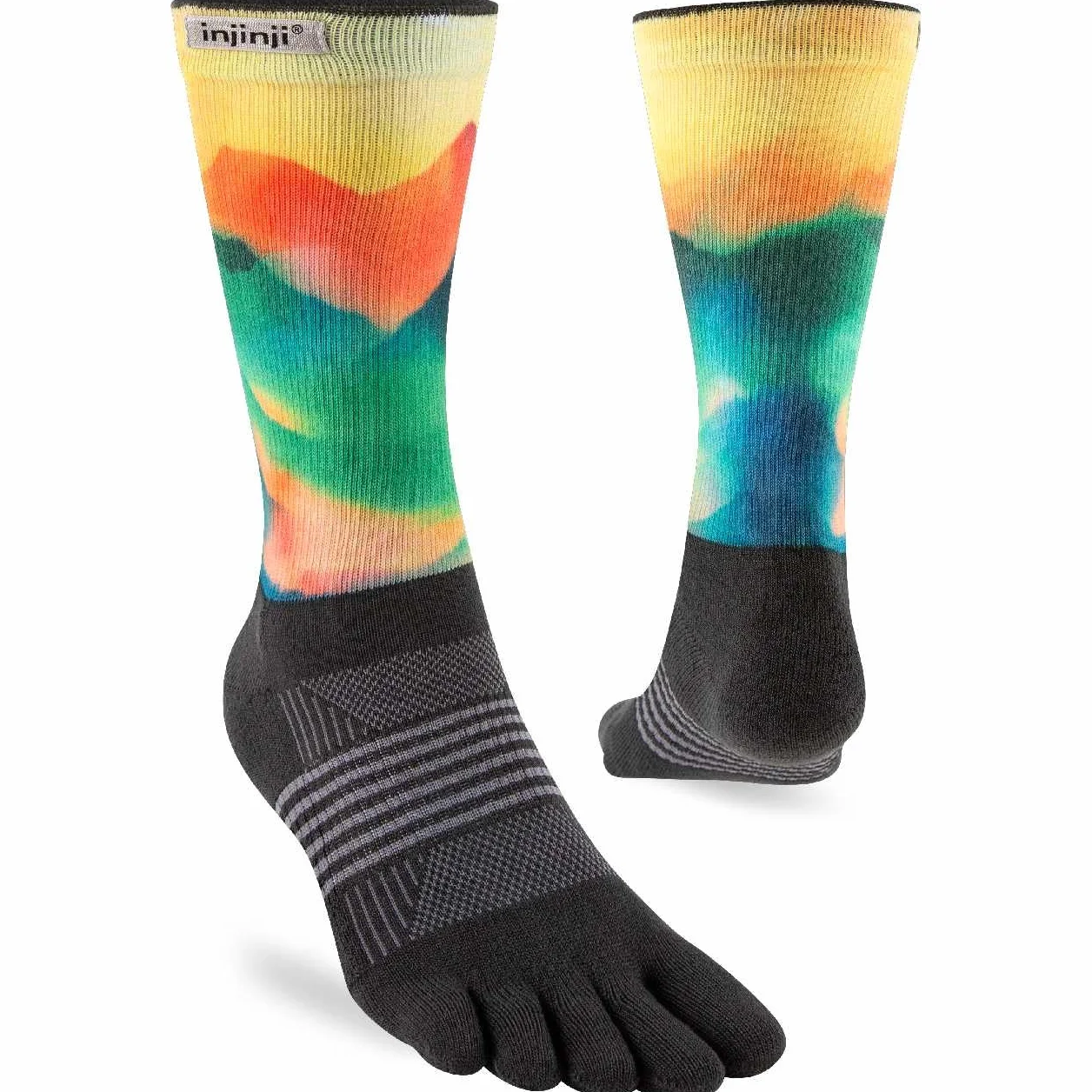 Injinji Damski TRAIL MIDWEIGHT CREW SPECTRUM VALLEY M/L, wielokolorowa, M-L