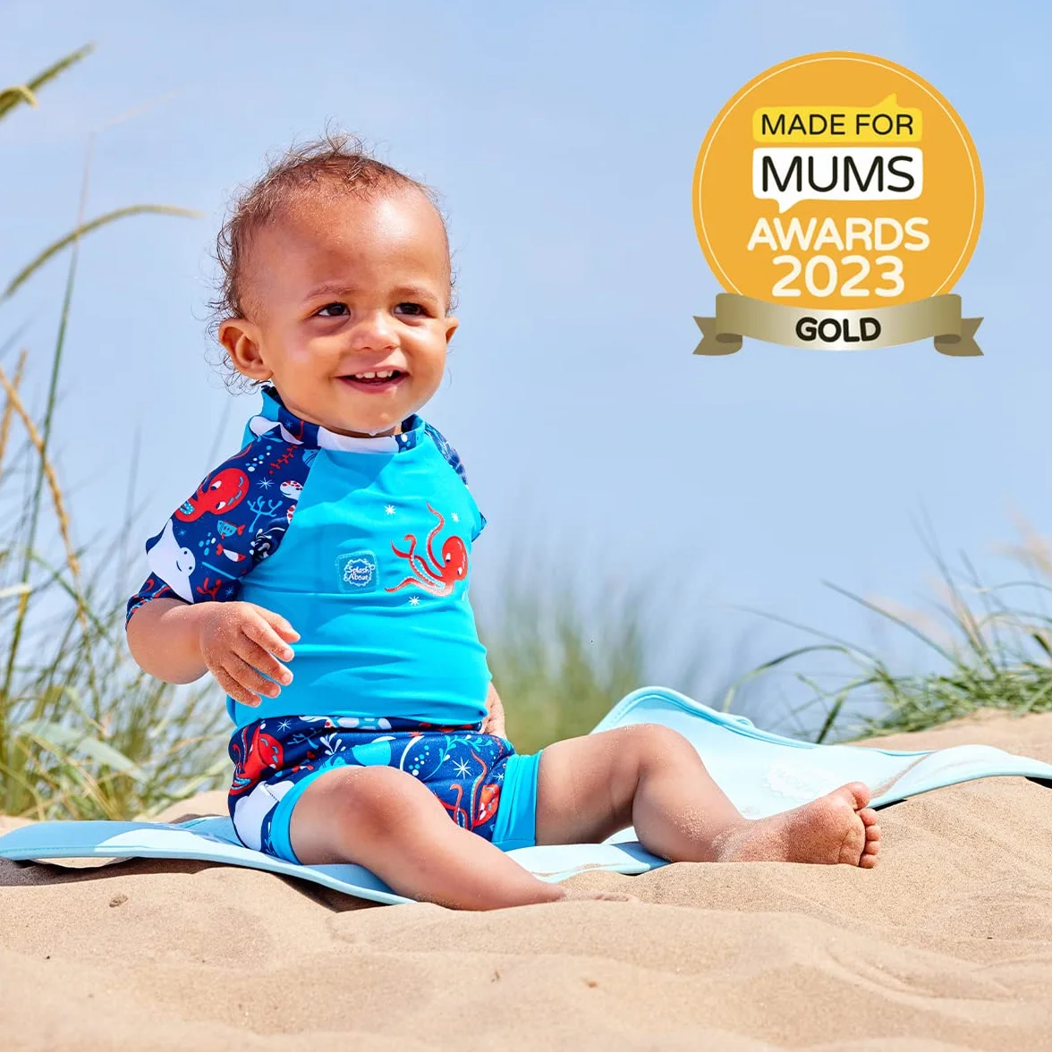 Splash About Happy Nappy Sunsuit Up & Away 6-14 miesięcy