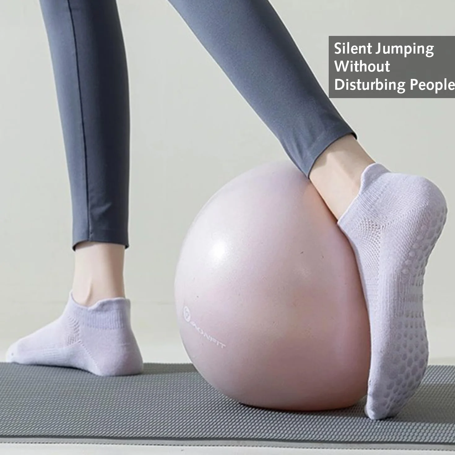 Luxiremi 5 par skarpet do pilatesu, jogi, dla kobiet, antypoślizgowe, antypoślizgowe skarpety do szpitala, tańca, pilatesu, jogi