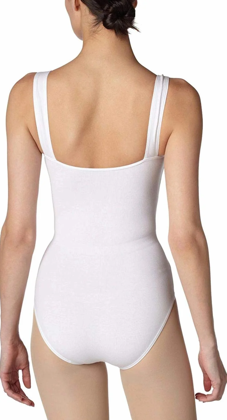 Capezio Damski trykot księżniczki bez rękawów, biały, S