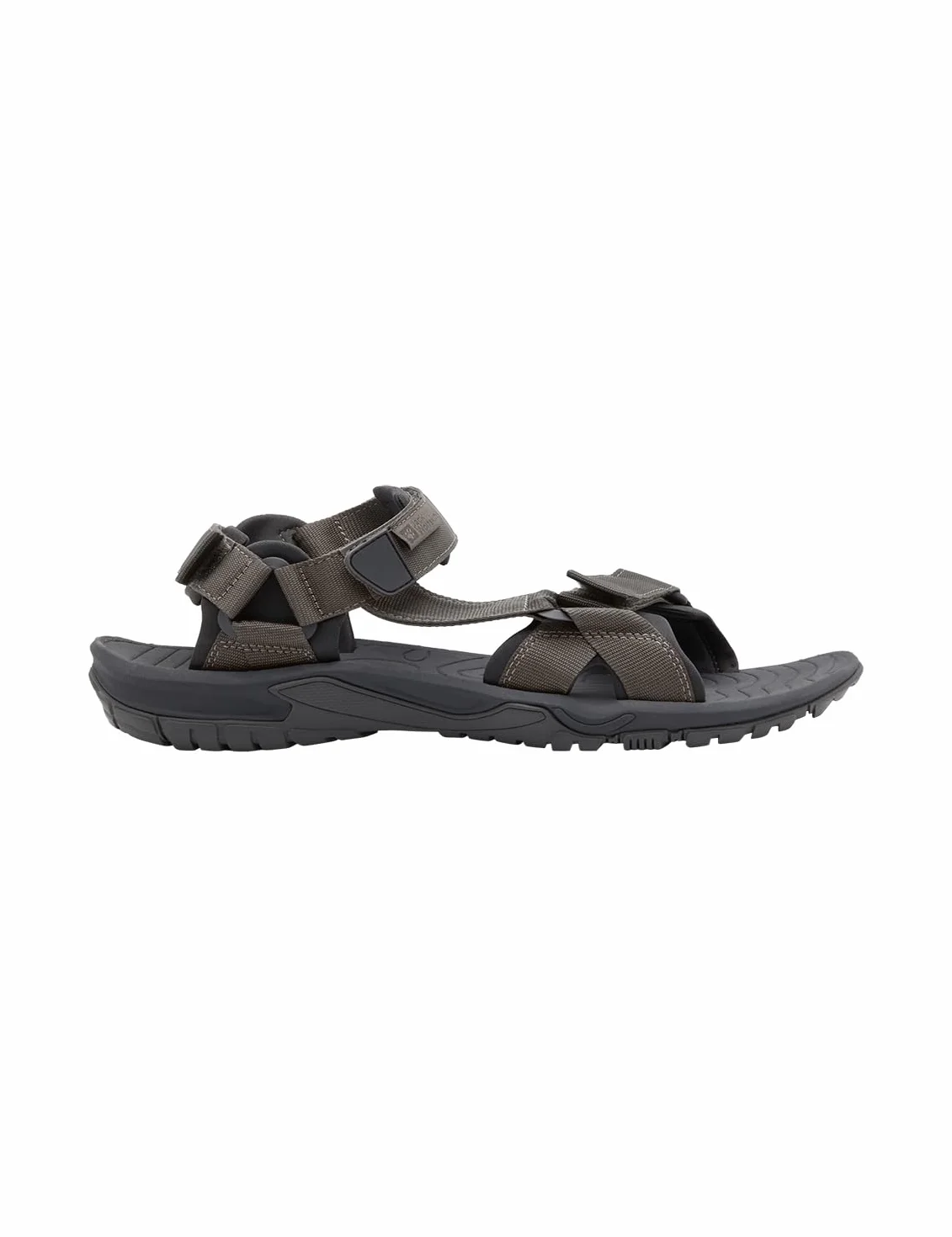 Jack Wolfskin LAKEWOOD RIDE SANDAL M, lekkie męskie sandały na wędrówki i na co dzień, buty plażowe z przyczepną podeszwą, łatwe w pielęgnacji buty kąpielowe dla mężczyzn