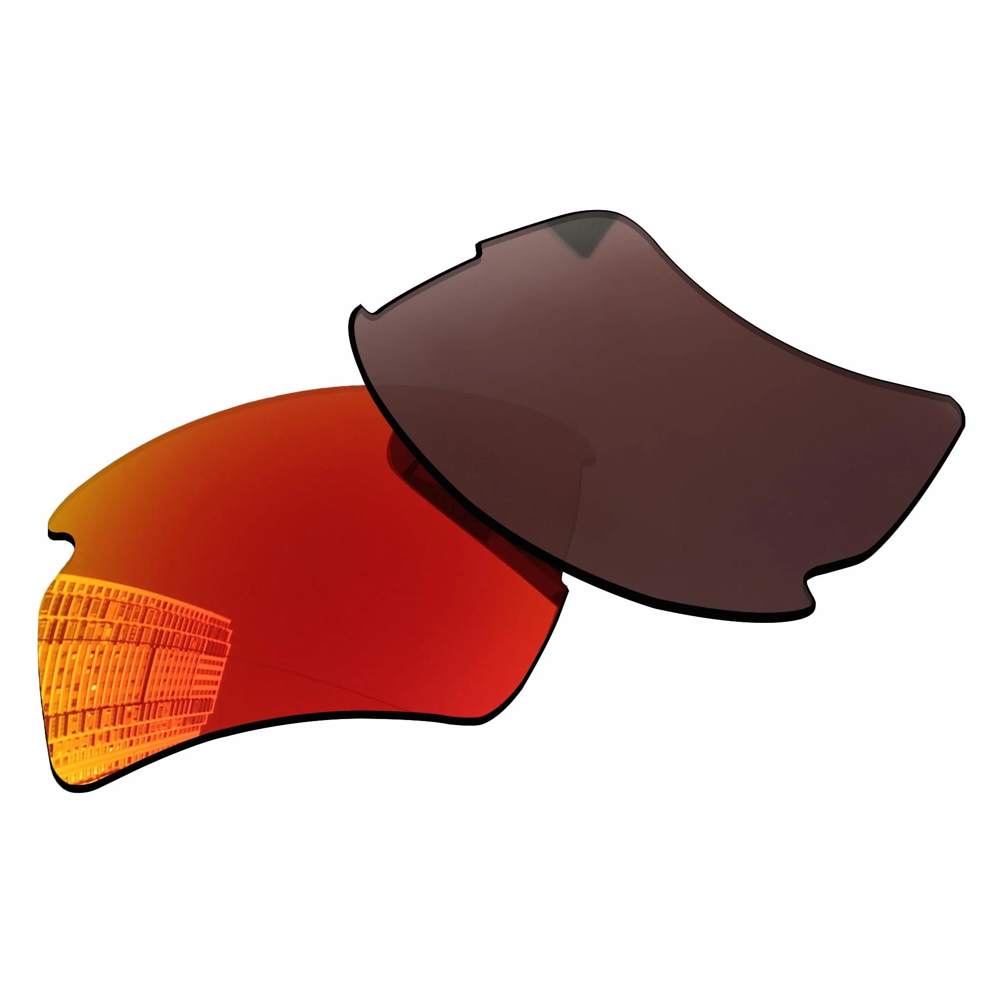 Acefrog 4 pary spolaryzowanych soczewek zamiennych do okularów przeciwsłonecznych Oakley Flak 2.0 XL OO9188, idealne dopasowanie, odporne na pęknięcia, zarysowania, opakowanie wartościowe,
