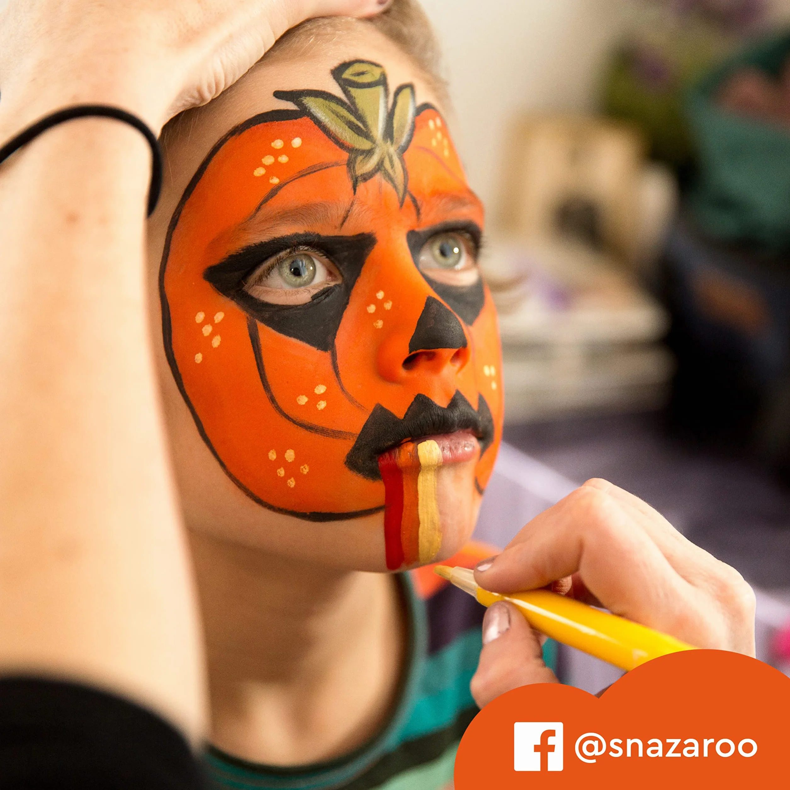 Snazaroo Pędzel do malowania twarzy, Adventure, 3 sztuki