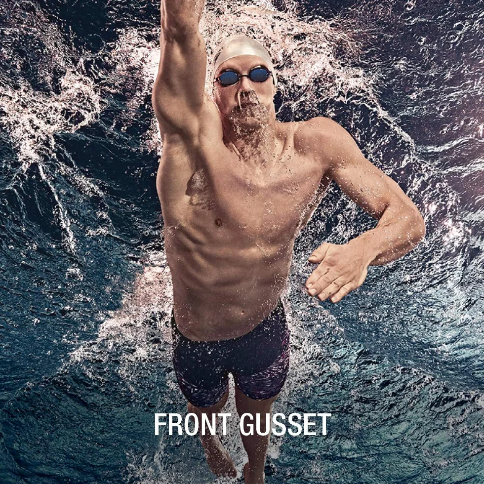 Speedo Męski strój kąpielowy Spark Splice Jammer Czarny/niebieski iskra 32