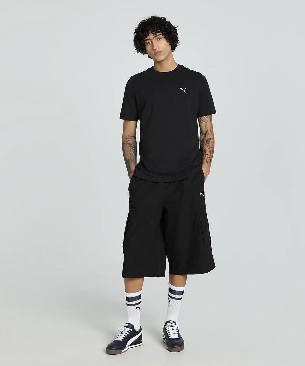 PUMA Koszulki Uniseks Ess No. 1 Logo Heather Tee (1 w zestawie)