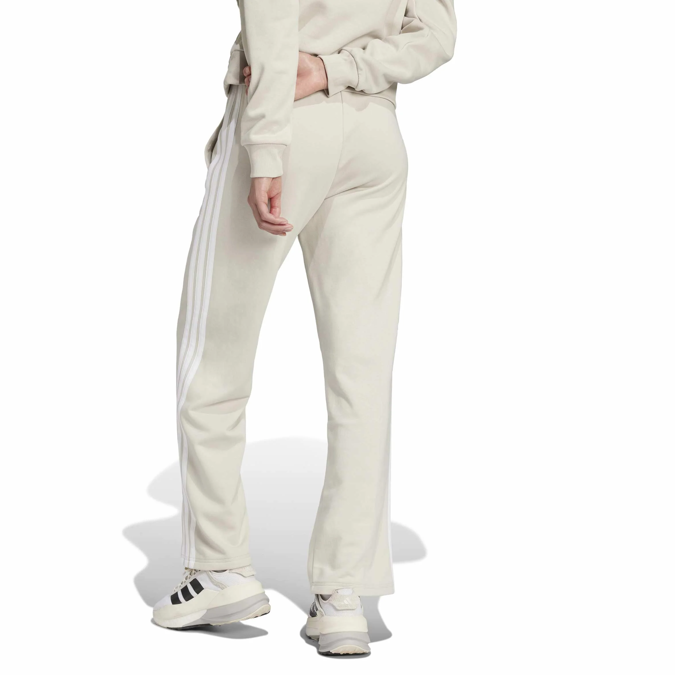 adidas Essentials 3-stripes Open Hem French Terry - Spodnie golfowe Kobiety