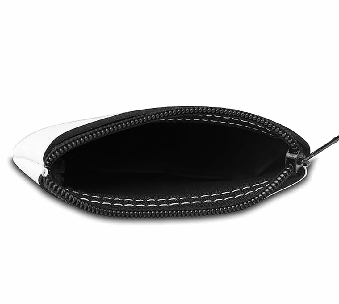 tv 91 neoprenowa portmonetka na monety 10 x 11 cm biała