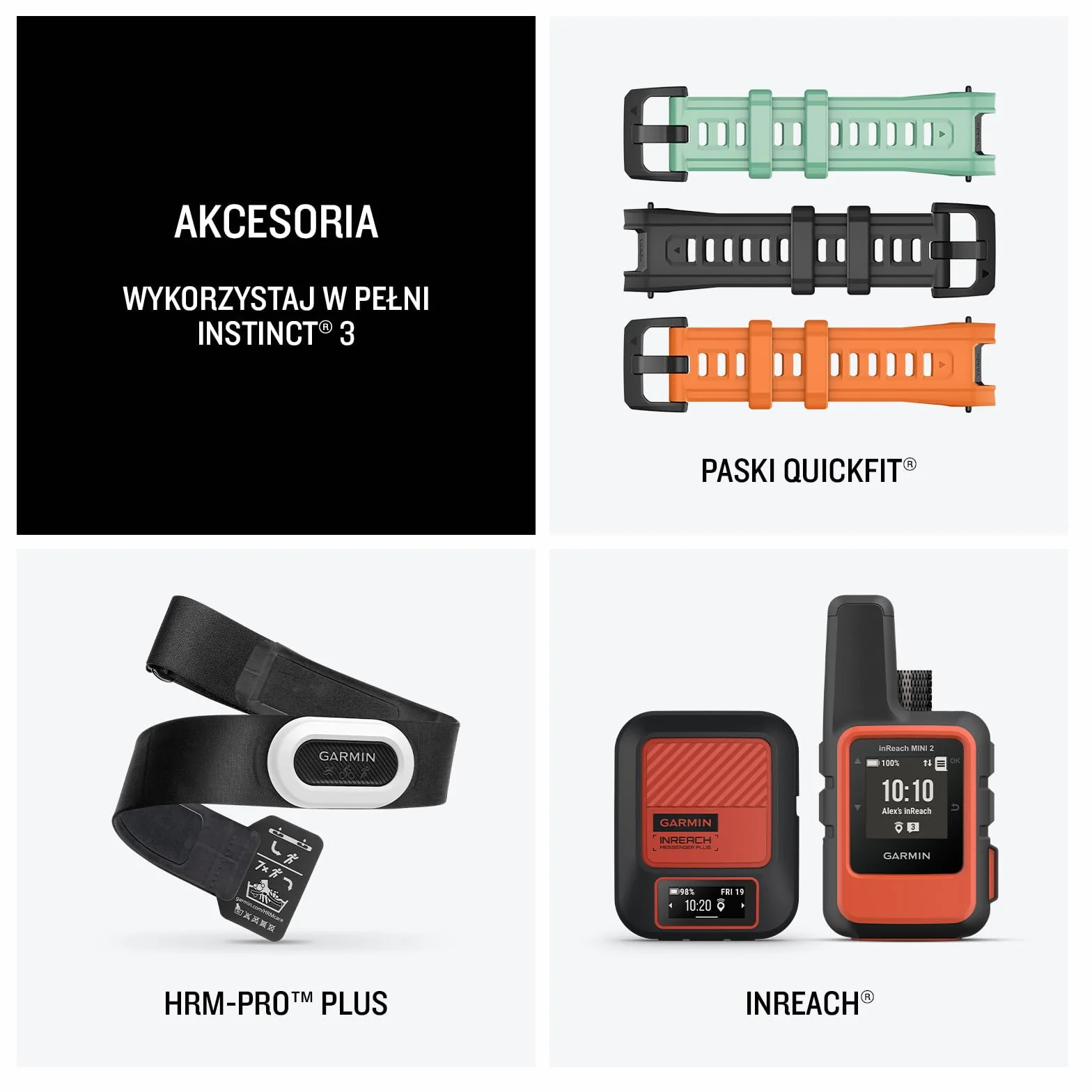 Garmin Instinct 3 [odnowiony], 45 mm AMOLED wytrzymały smartwatch GPS, wbudowane aplikacje sportowe i monitorowanie zdrowia, latarka LED, odporny na wstrząsy, 10 ATM, czas pracy baterii do 18 dni