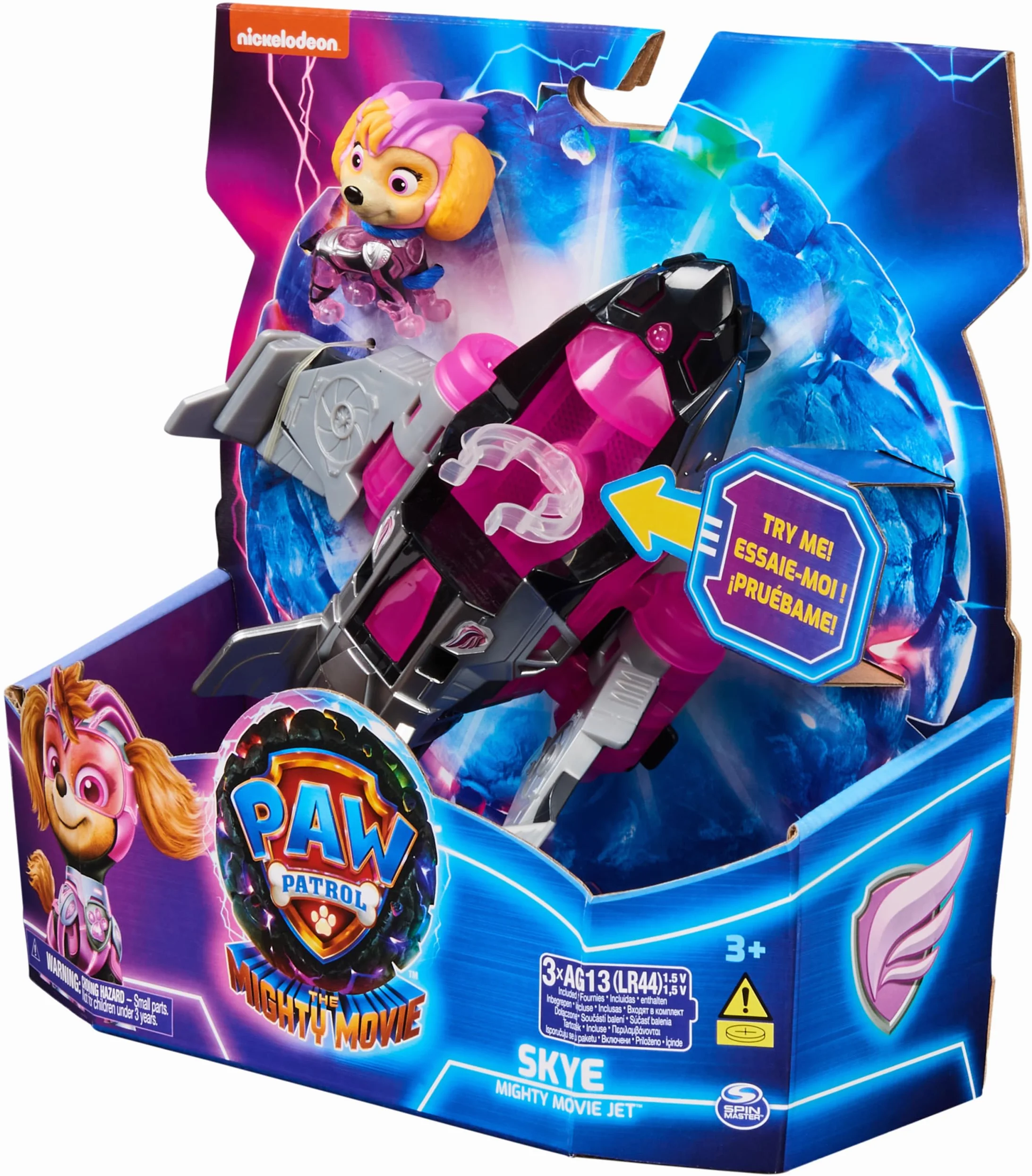 Paw Patrol Mighty Pups Samochodzik, Wielokolorowy, Od 3 lat