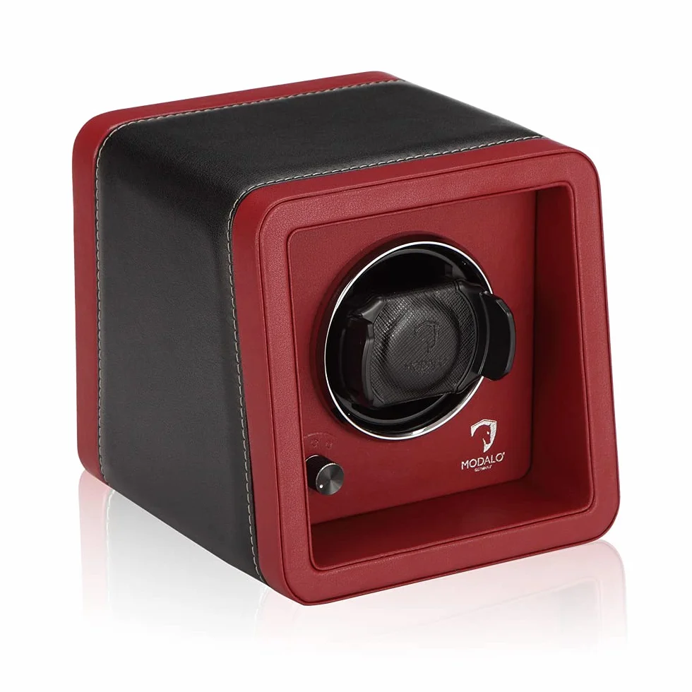 MODALO Rotomat (Watch Winder) Saturn Style MV4 Black Red na 1 Zegarek