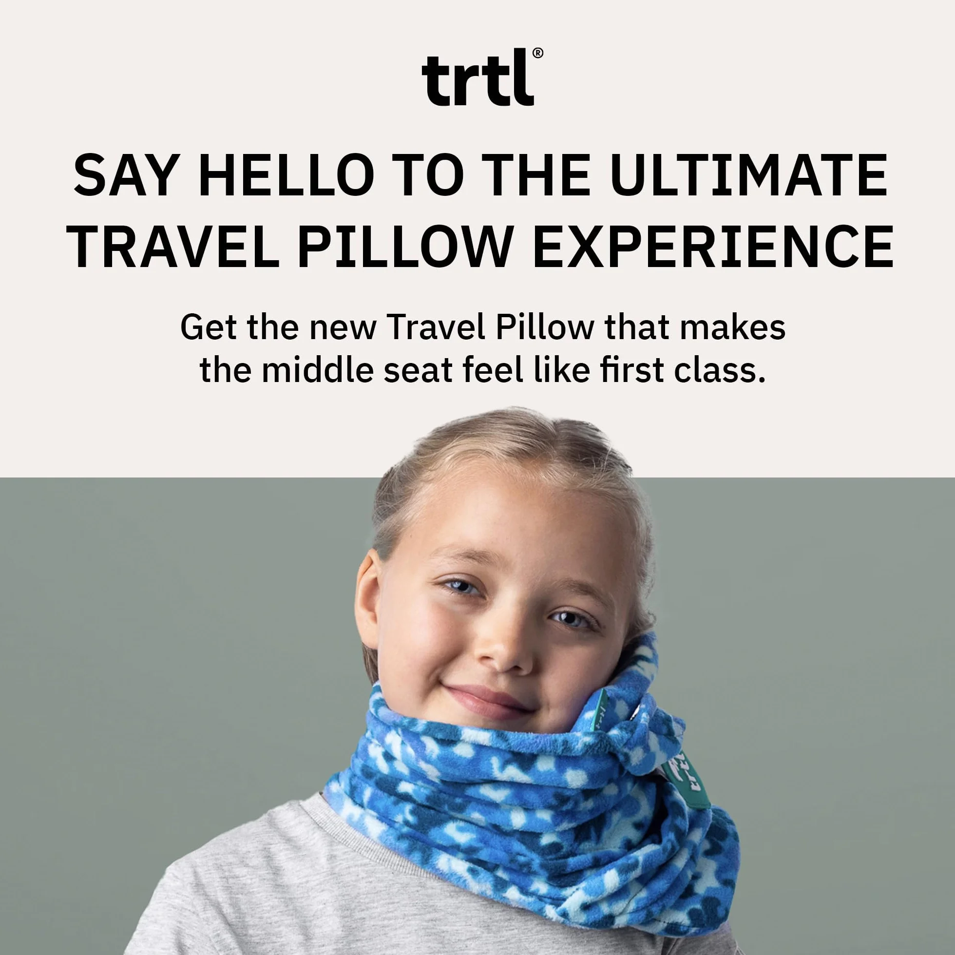 Trtl Pillow poduszka podróżna, bardzo miękka poduszka podpierająca kark, możliwość prania w pralce