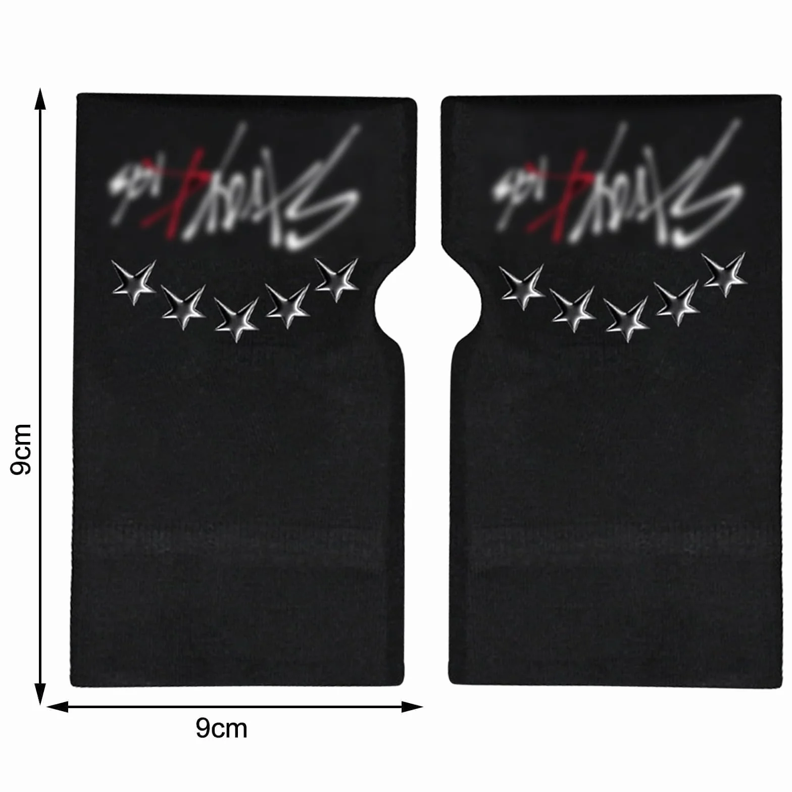 1 para rękawiczek bez palców i naszyjnik Stray Kids, Stray-Kids Merch, Stray Kids, Stray, rękawiczki dziergane, czarne zimowe rękawiczki Kpop, naszyjnik SKZ, artykuł dla fanów, prezent dla
