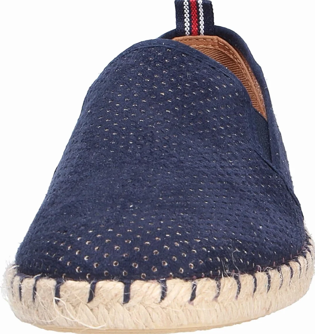 VERBENAS Męskie buty wsuwane Tom Hole Slipper tekstylne do noszenia w czasie wolnym, eleganckie wsuwane slip-ons Uni Tom męskie klapki beżowe