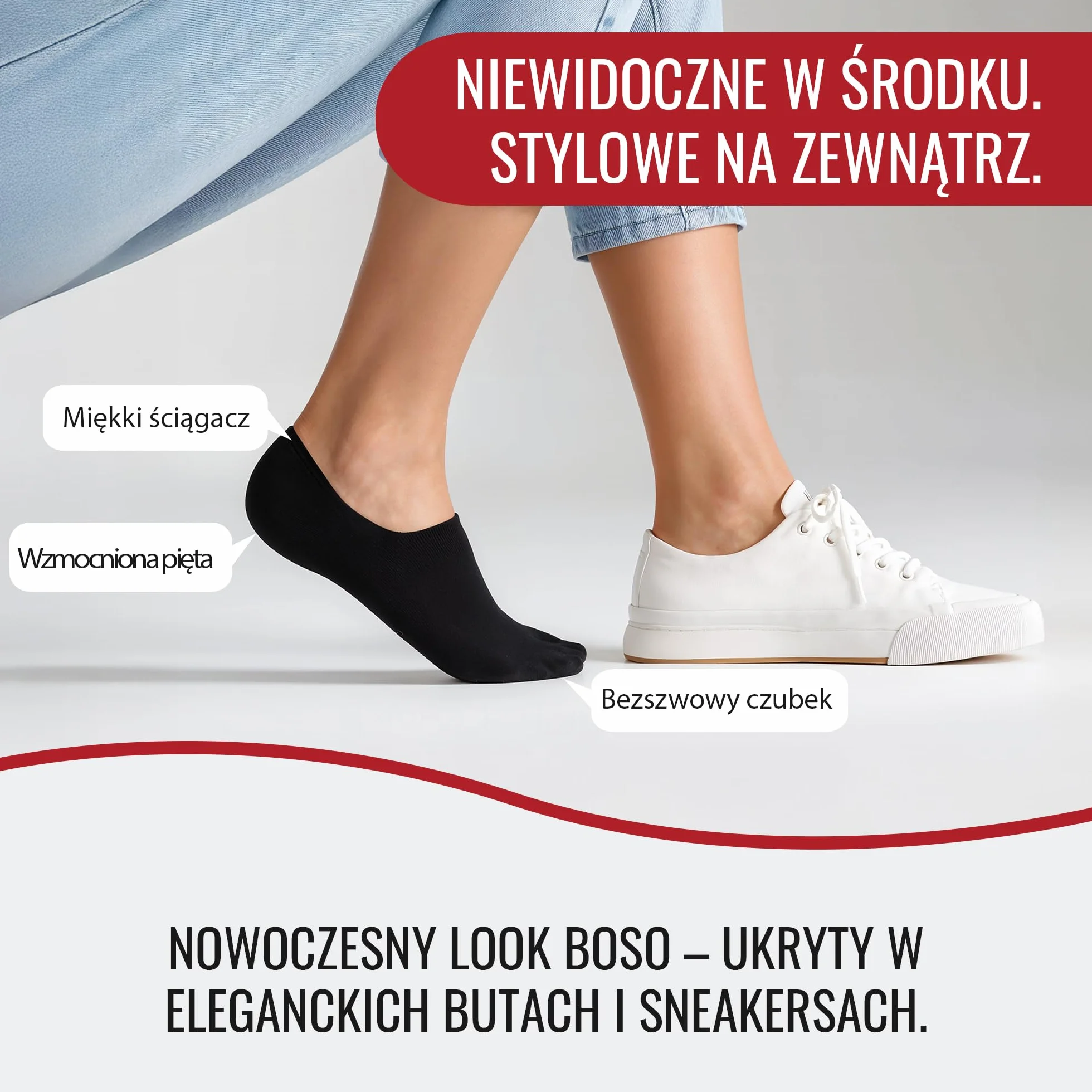 10 par Niewidzialne Skarpety męskie i damskie Mat & Vic's Duże Premium, wysokiej jakości silikonowa podkładka zapobiegająca ślizganiu - Sneaker Invisible Socks