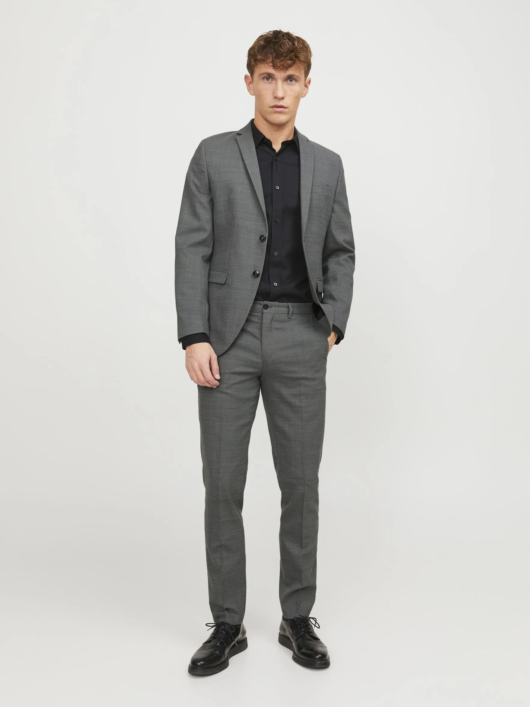 Jack & Jones Mężczyźni Jprsolaris Noos Suit Marynarka, Jasnoszary, 52