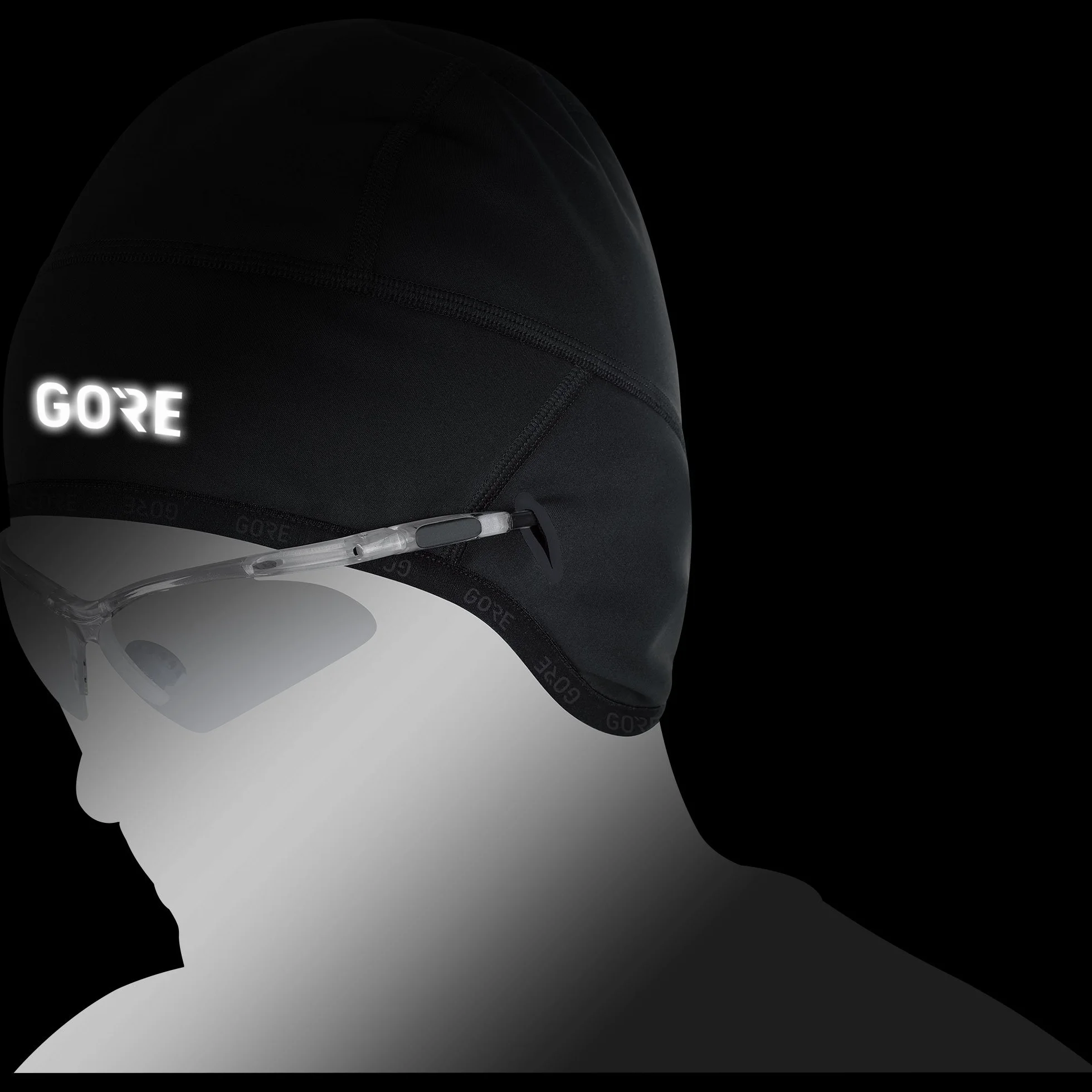 Gore Wear Akcesoria M Windstopper Thermo Czapka, Czarny, L
