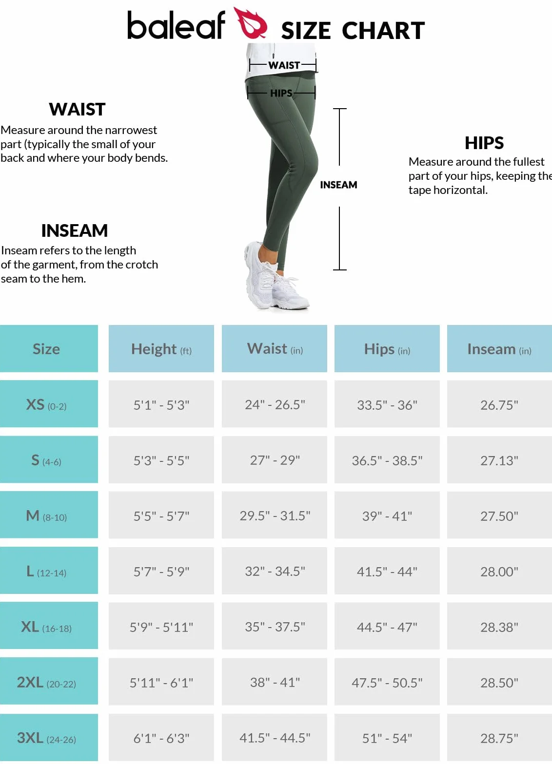 BALEAF Legginsy termiczne, damskie, zimowe, legginsy z wysokim stanem, legginsy sportowe z kieszeniami, legginsy do jogi z polaru, spodnie zimowe są wodoodporne