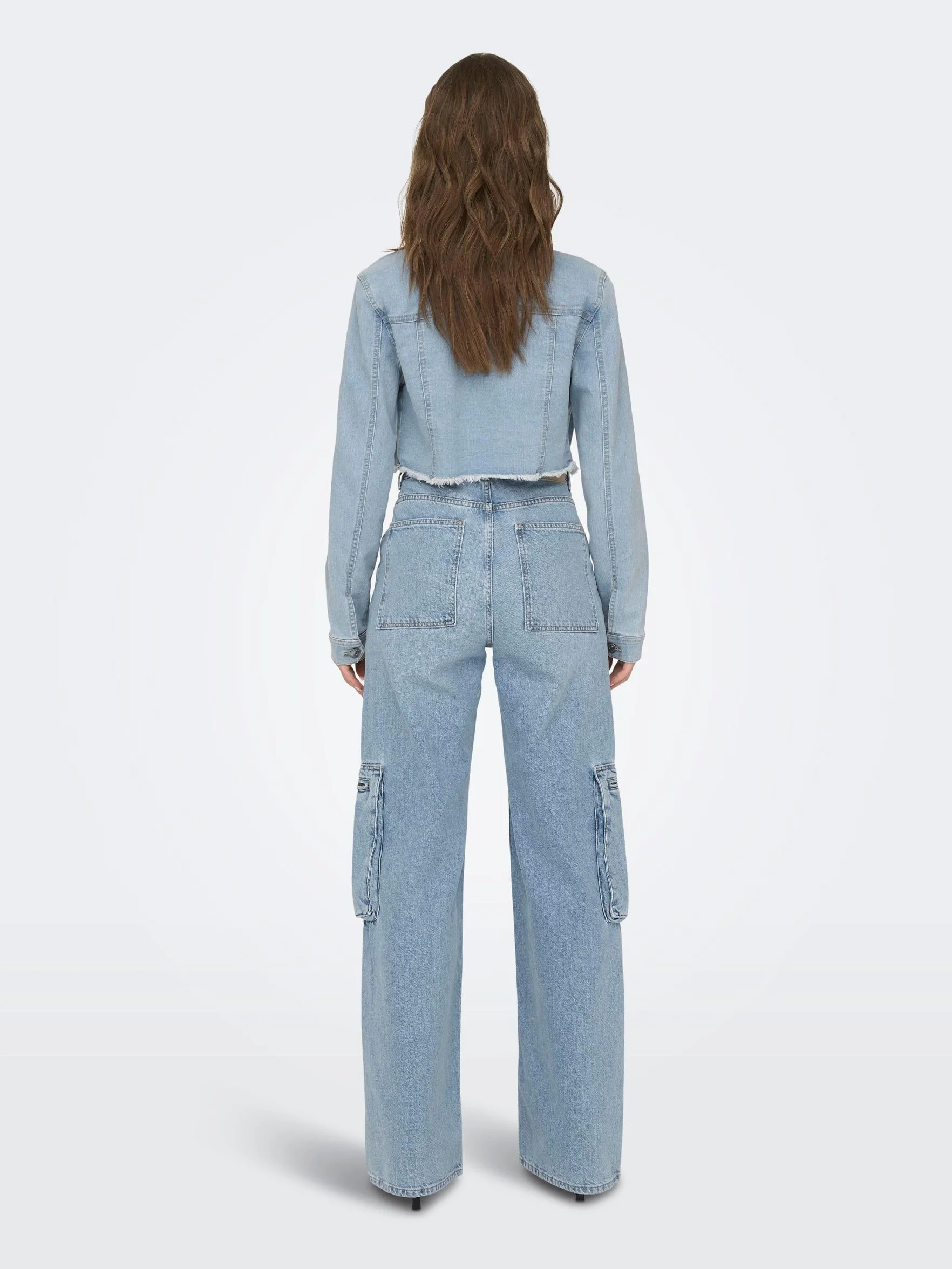 ONLY Kobieta Kurtka Jeansowa z D³ugim Rêkawem Ocieplana Kurtka z D¿insu Vintage z Elastanem ONLWONDER