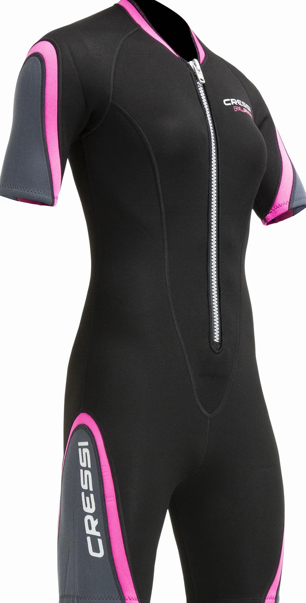 Cressi Women'S Playa Lady Shorty Mokry Skafander Z Neoprenu O Grubości 2Mm,Czarny/Akwamaryne,M,Xlv446023