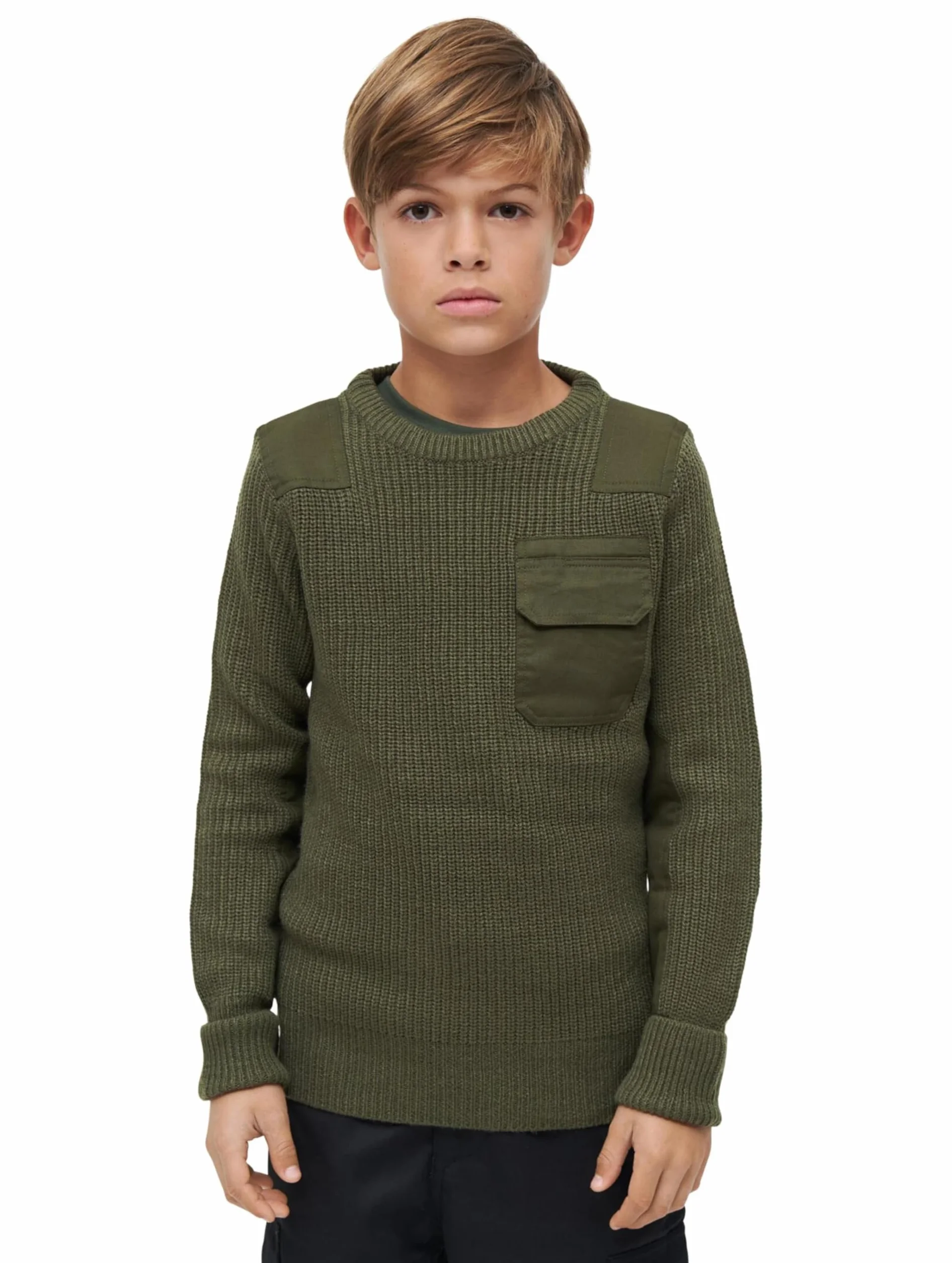 Brandit Sweter pullover Uniseks - dzieci Kids Bw Pullover