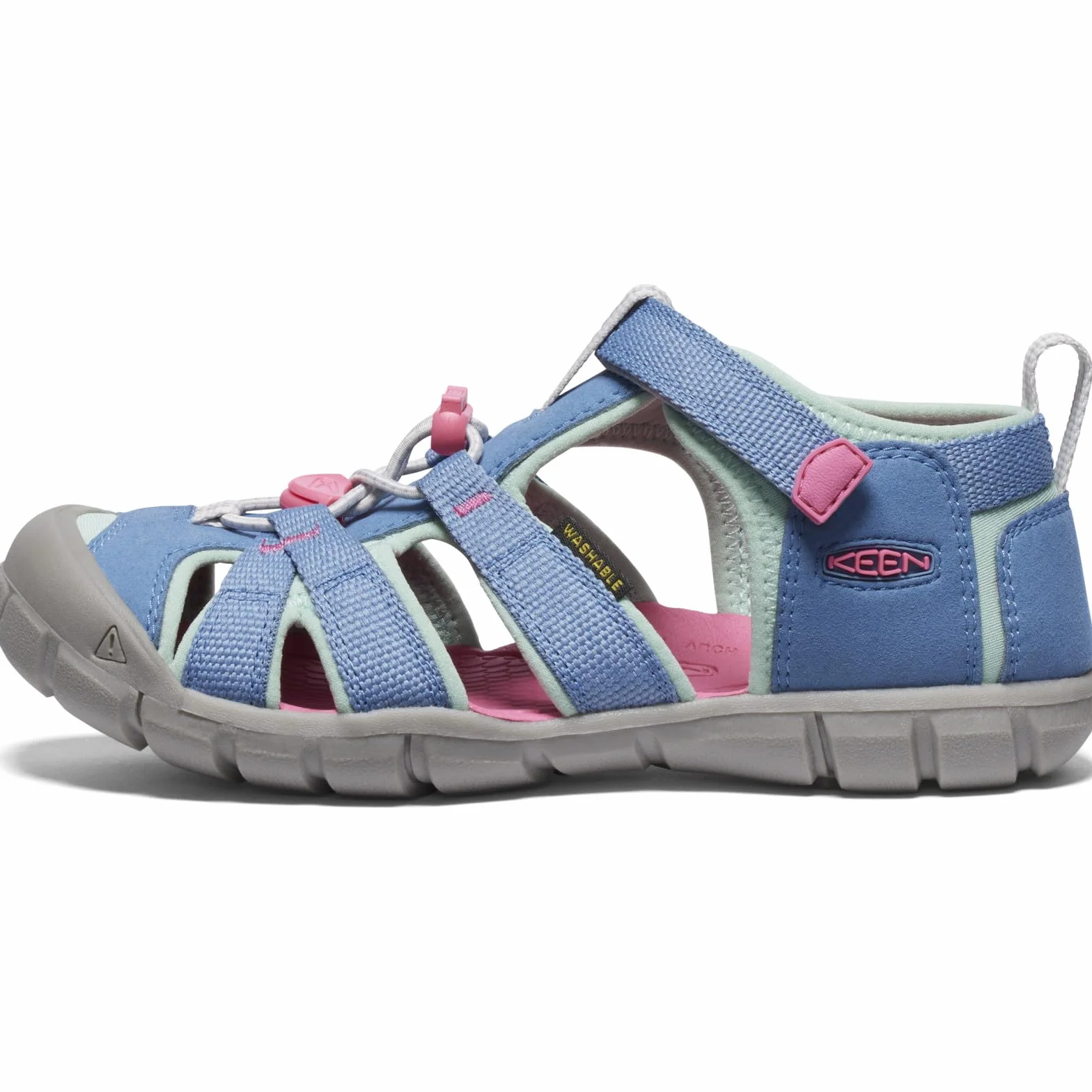 KEEN Seacamp II CNX Sandał dziecięcy, Coronet niebieski gorący róż, 36 EU