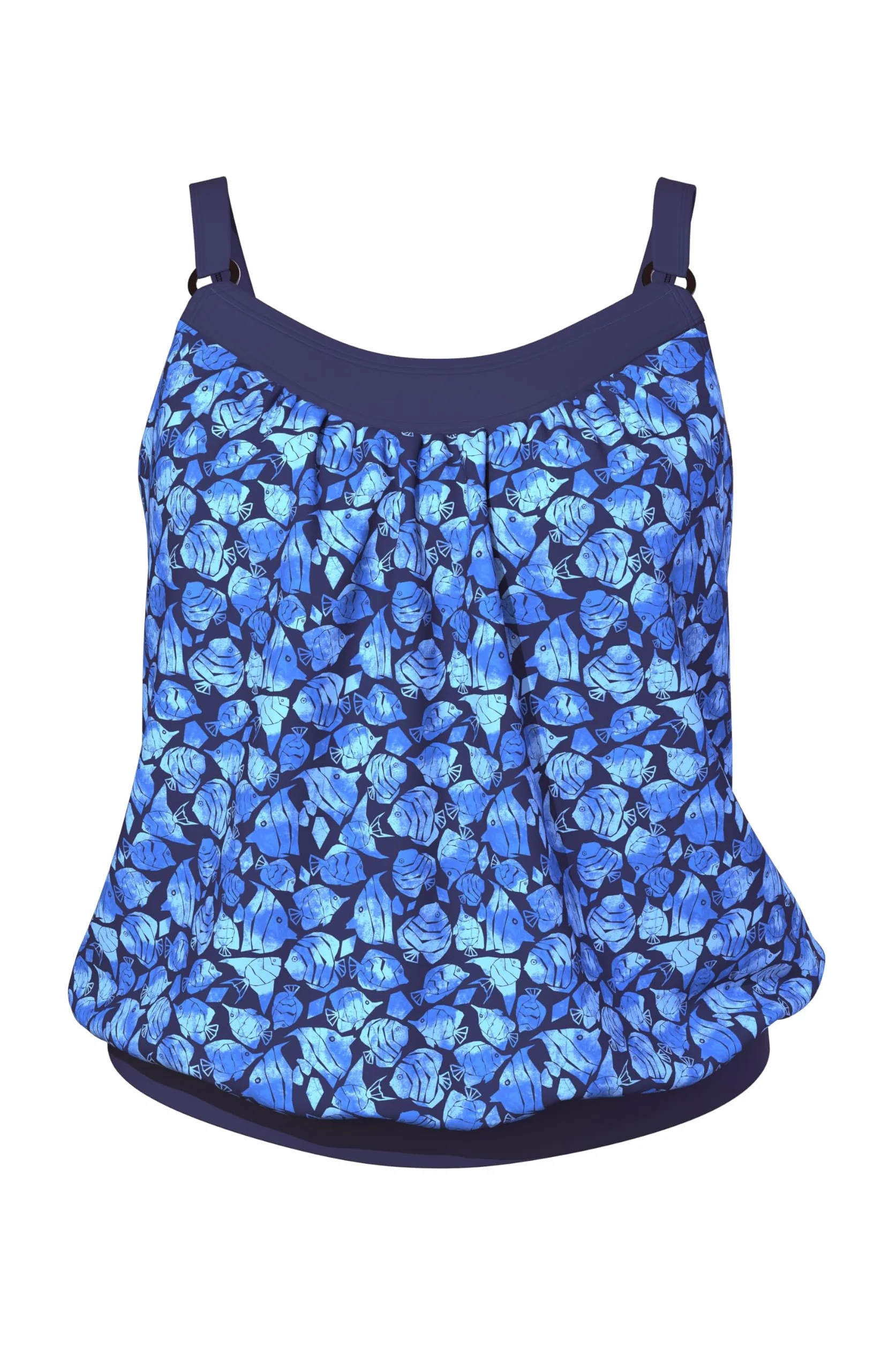 Ulla Popken Tankini — zestaw Kobiety Tankini, Enya, Fischschwarm