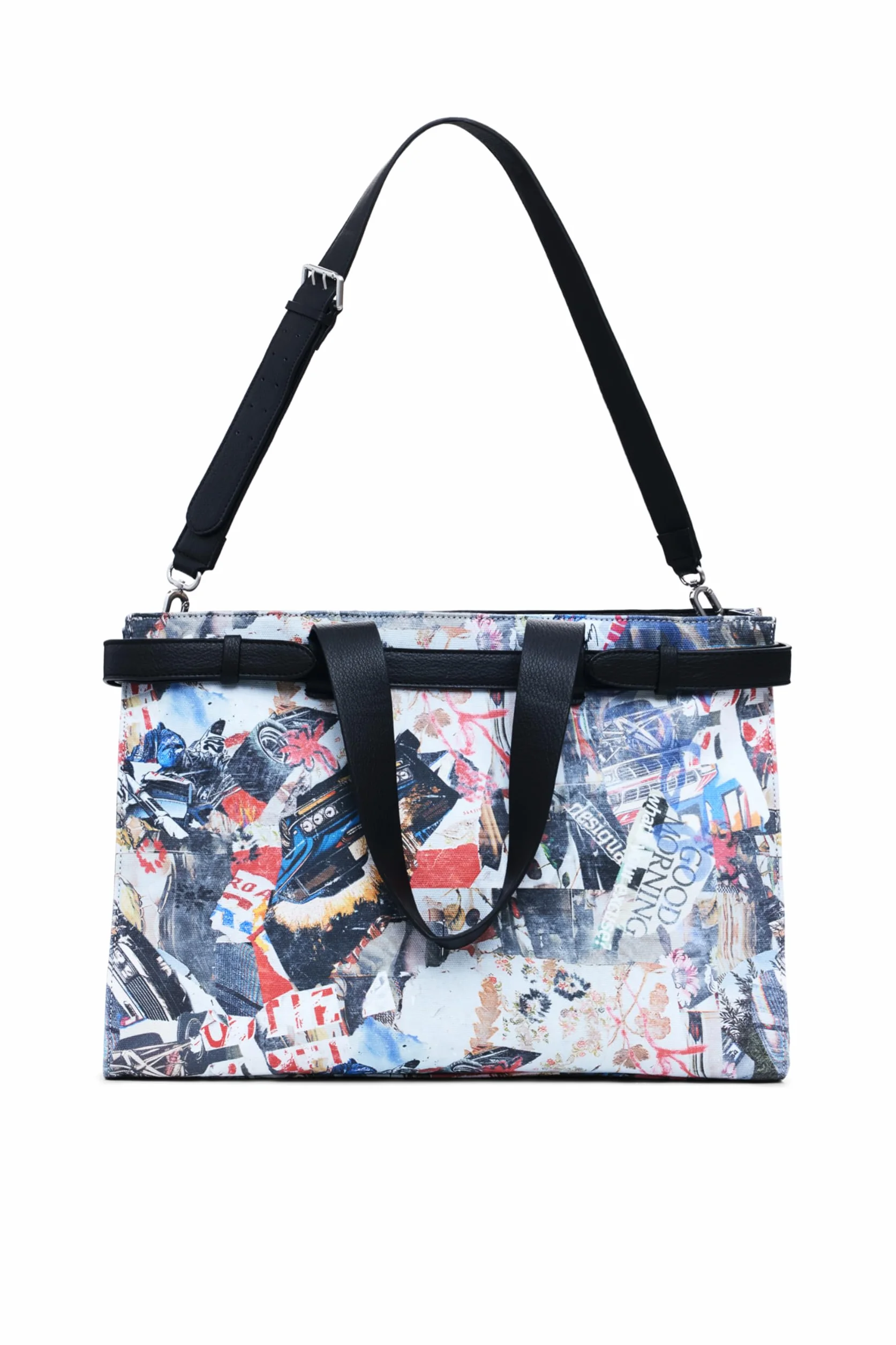 Desigual Unisex torba na ramię Mickey, wykończenie materiałowe, jeden rozmiar, Wykończenia materiałowe, Rozmiar Uniwersalny