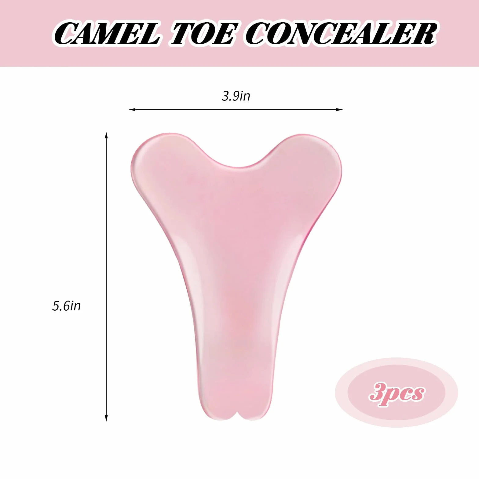 3-pak korektorów Camel Toe, wielokrotnego użytku, samoprzylepne wkładki Camel Toe, odpowiednie do damskich rajstop, strojów kąpielowych, wodoodpornych wkładek, strojów kąpielowych, spodni do jogi