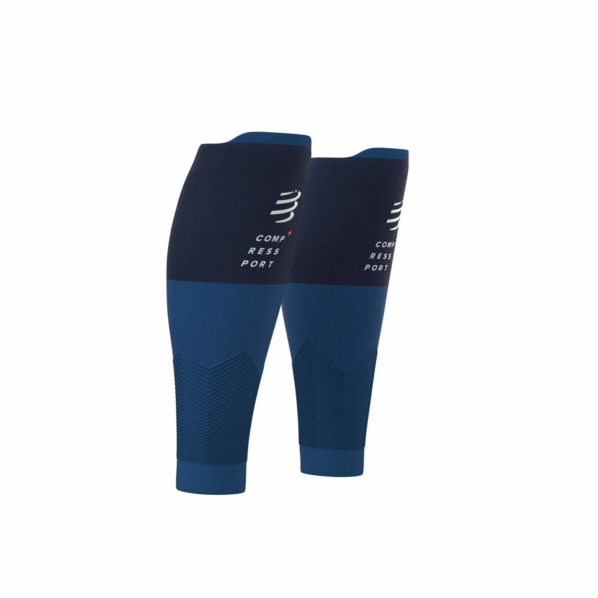 COMPRESSPORT - bandaż kompresyjny na łydki – R2V2 – ochrona mięśni, wydajność i rekreacja do uprawiania sportu – ultralekki i antystatyczny – bieganie, jazda na rowerze, do jazdy na rowerze i triatlonu