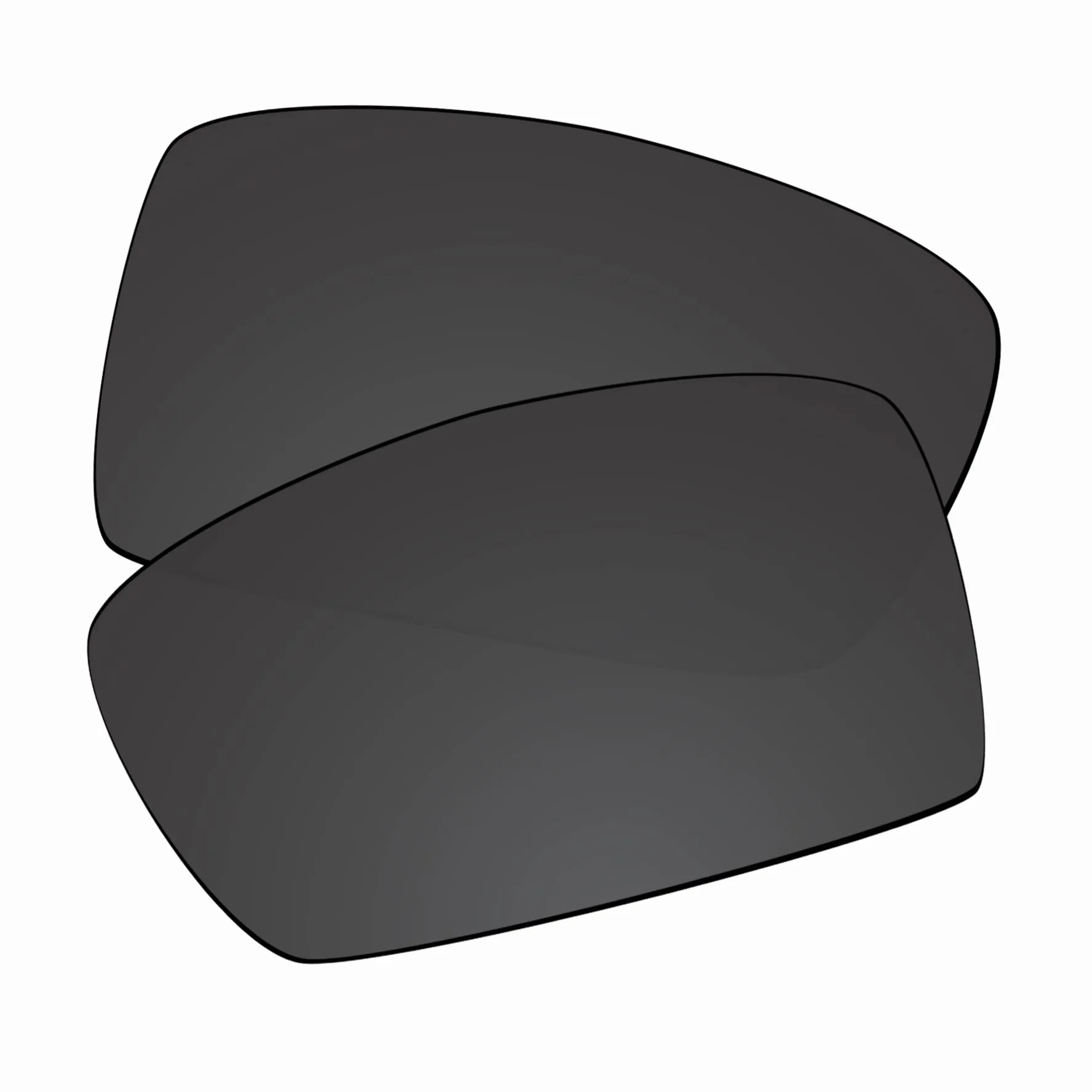 EZReplace Soczewki zastępcze do okularów przeciwsłonecznych Oakley Gascan OO9014 (soczewki polaryzacyjne), Węglowa czerń, Rozmiar uniwersalny
