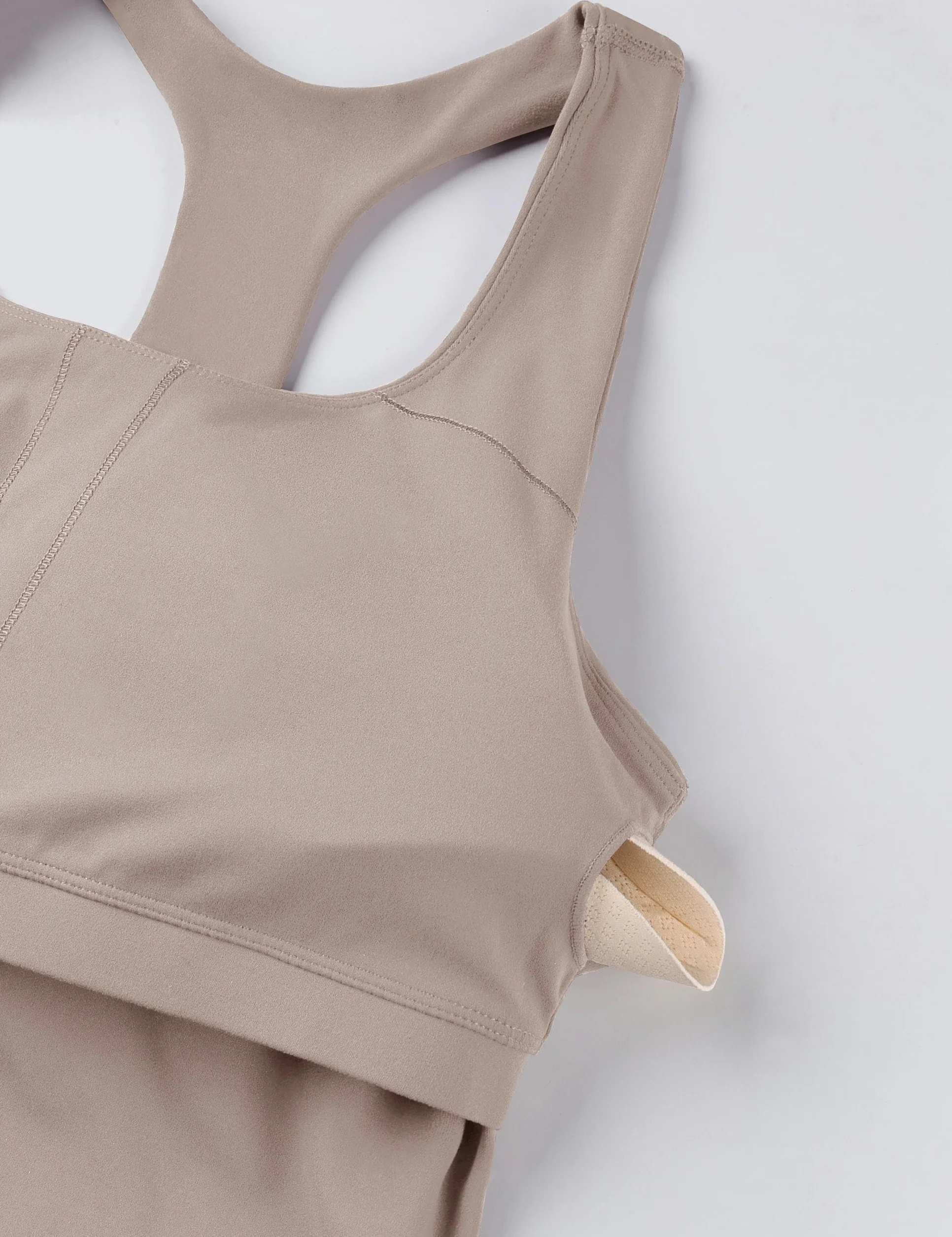 BAYDI Clouduxi Tank Topy Racerback Yoga Top Fitness Top Tank Top z wbudowanym biustonoszem