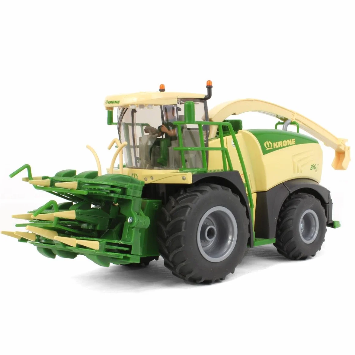 siku 4066, Krone BiG X 580 Forage Harvester, 1:32, Metal/Plastic, Green/Yellow, Movable parts, Multifunctional
