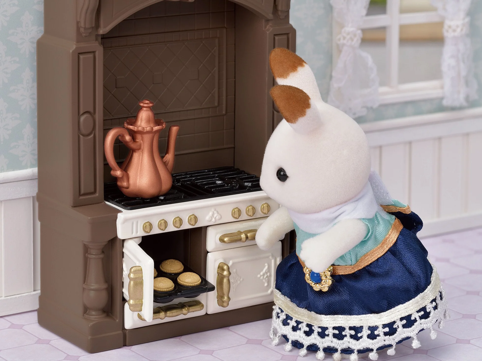 Sylvanian Families - 5367 - Gourmet zestaw kuchenny nowy, wielokolorowy
