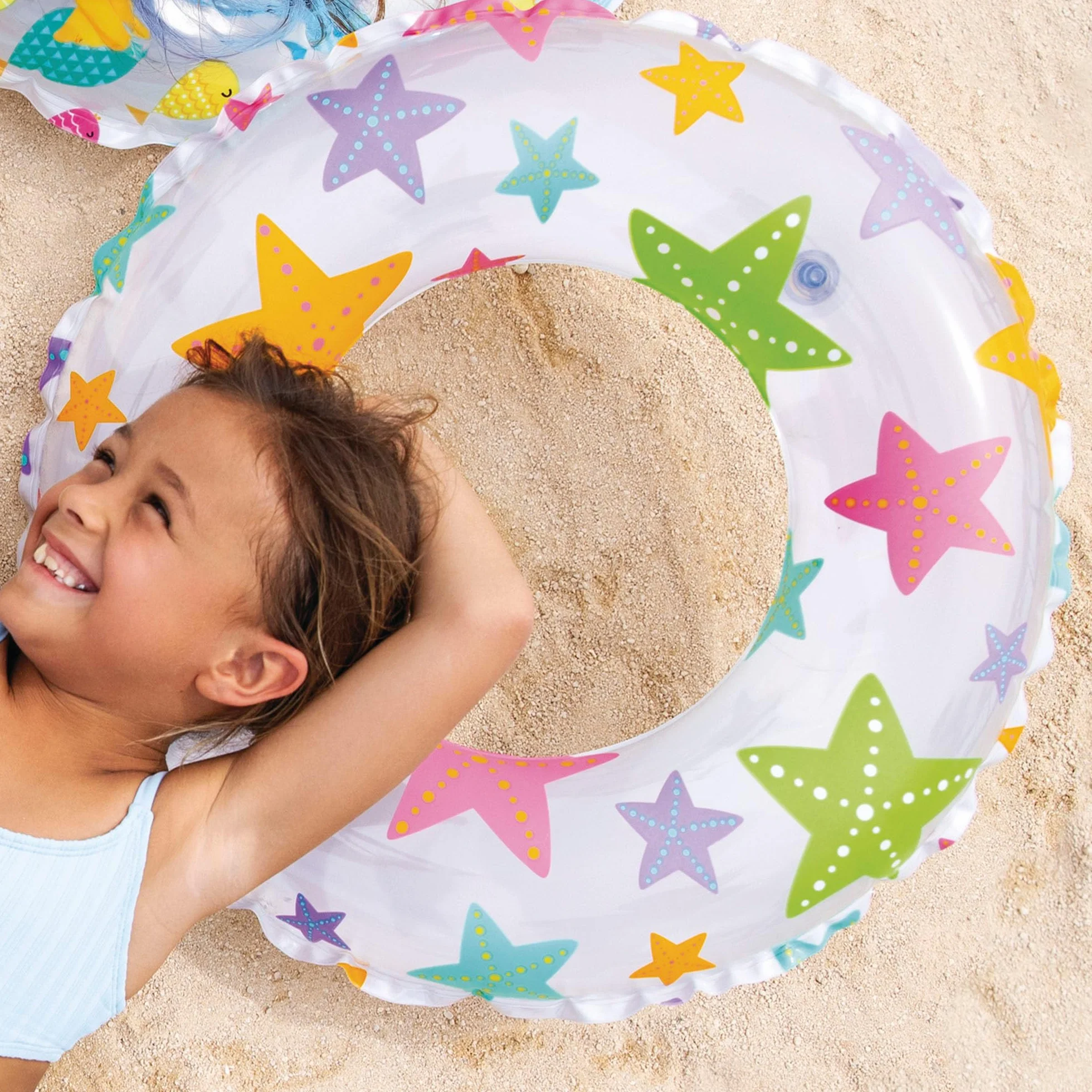 Intex Zestaw basenowy gwiazd z piłką plażową i pierścieniem do pływania