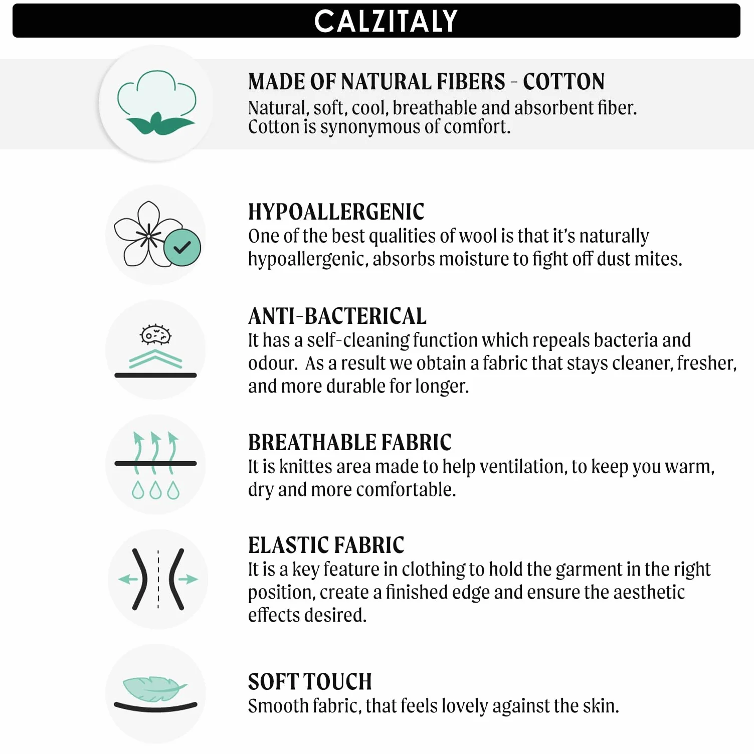 CALZITALY PACK 2/4/6 Skarpetki dziecięce bawełniane prążkowane, kolorowe skarpetki dziecięce unisex | 0-12 miesięcy