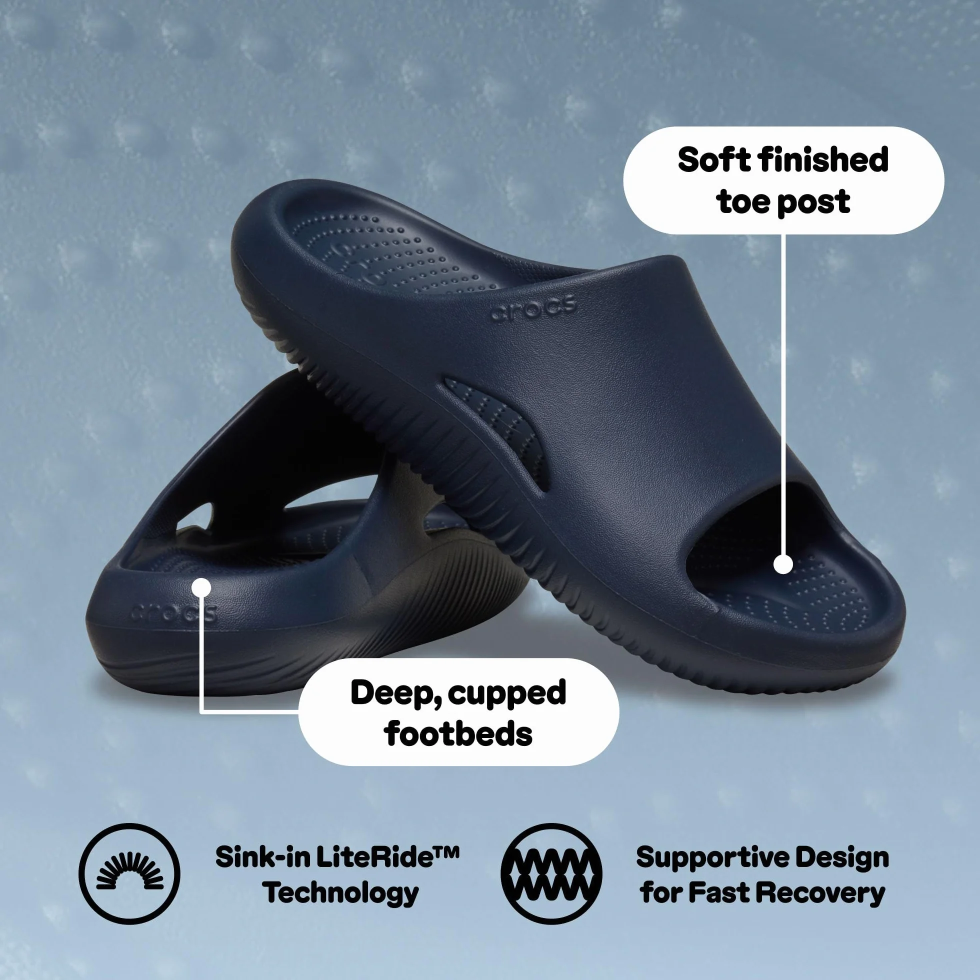 Crocs Uniseks Mellow Recovery SlideKlapki