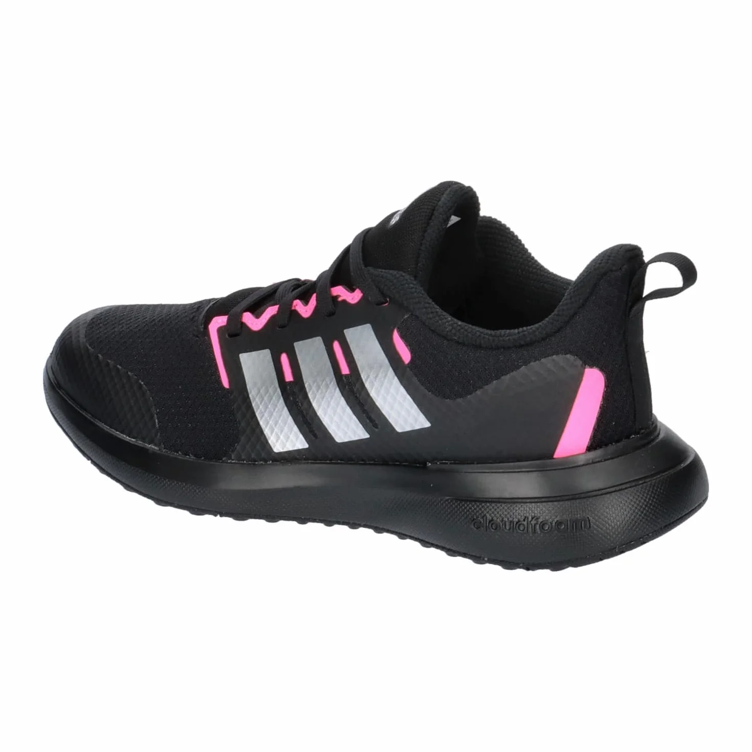adidas Uniseks - dzieci FortaRun 2.0 Shoes Kids, core black/silver met/pink, 36 2/3 EU