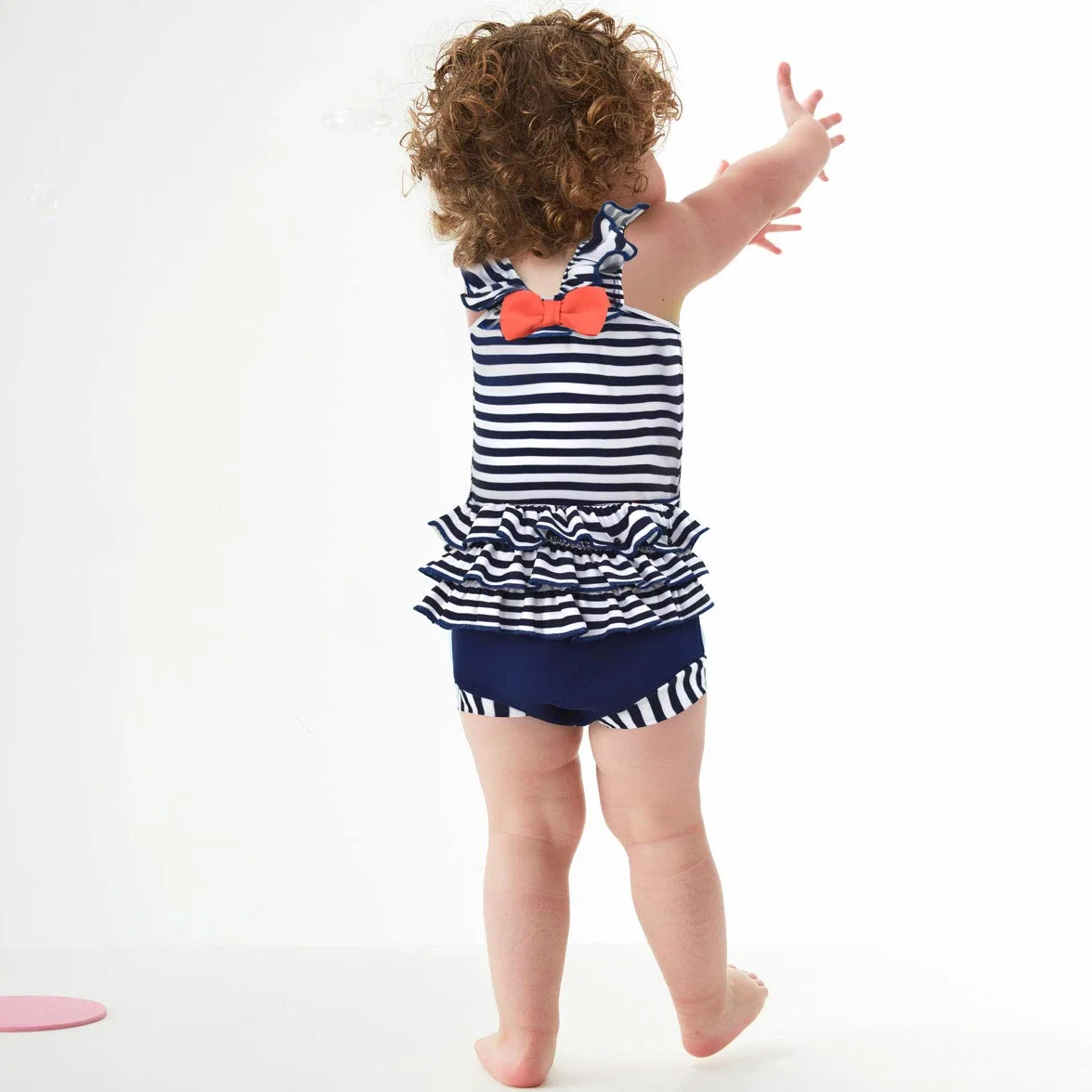 Splash About Kostium Happy Nappy - Nautical, 6-14 miesięcy