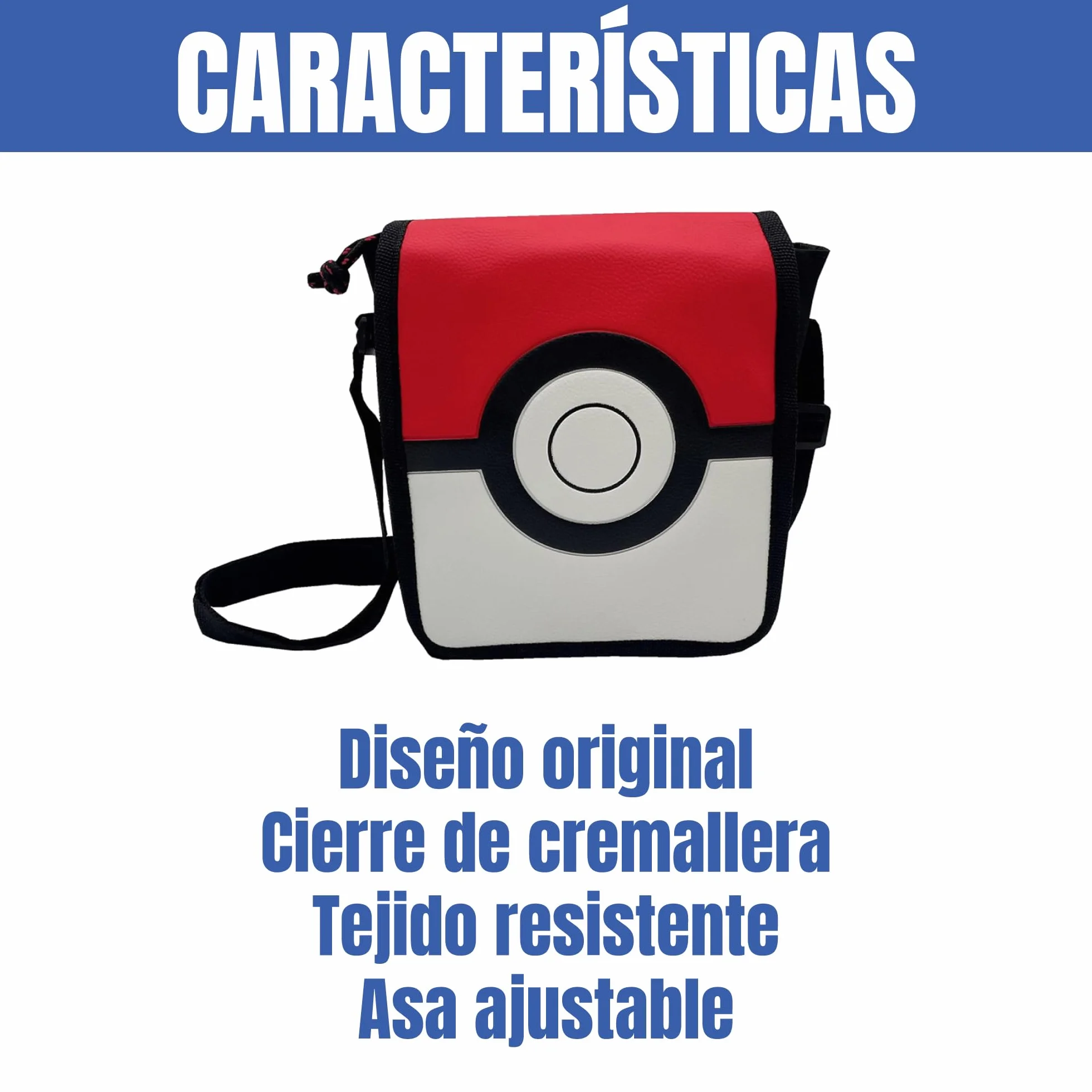 CYPBRANDS Pokemon Torba na ramię Pokeball, 20 x 6 x 16 cm