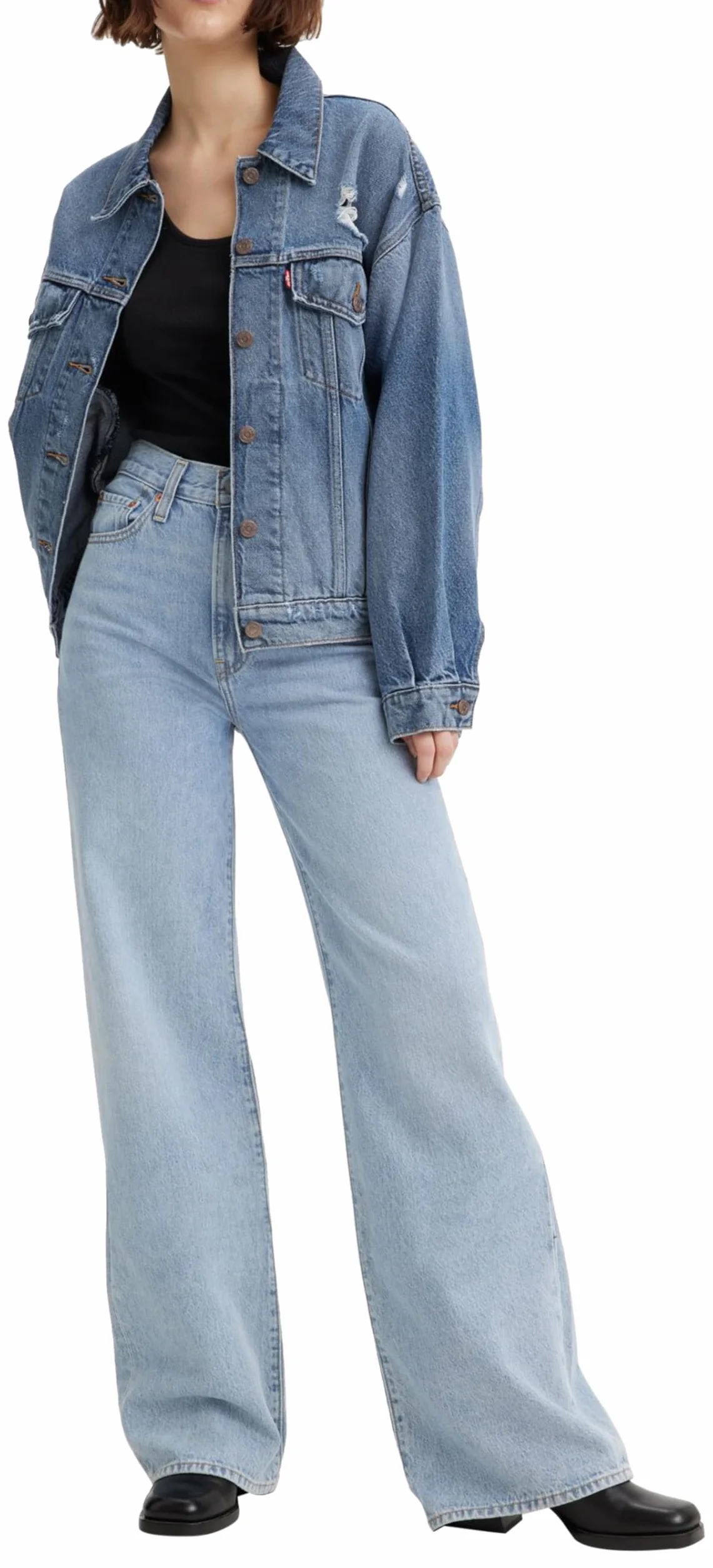 Levi's Ribcage Wide Leg - Shorty Kobiety