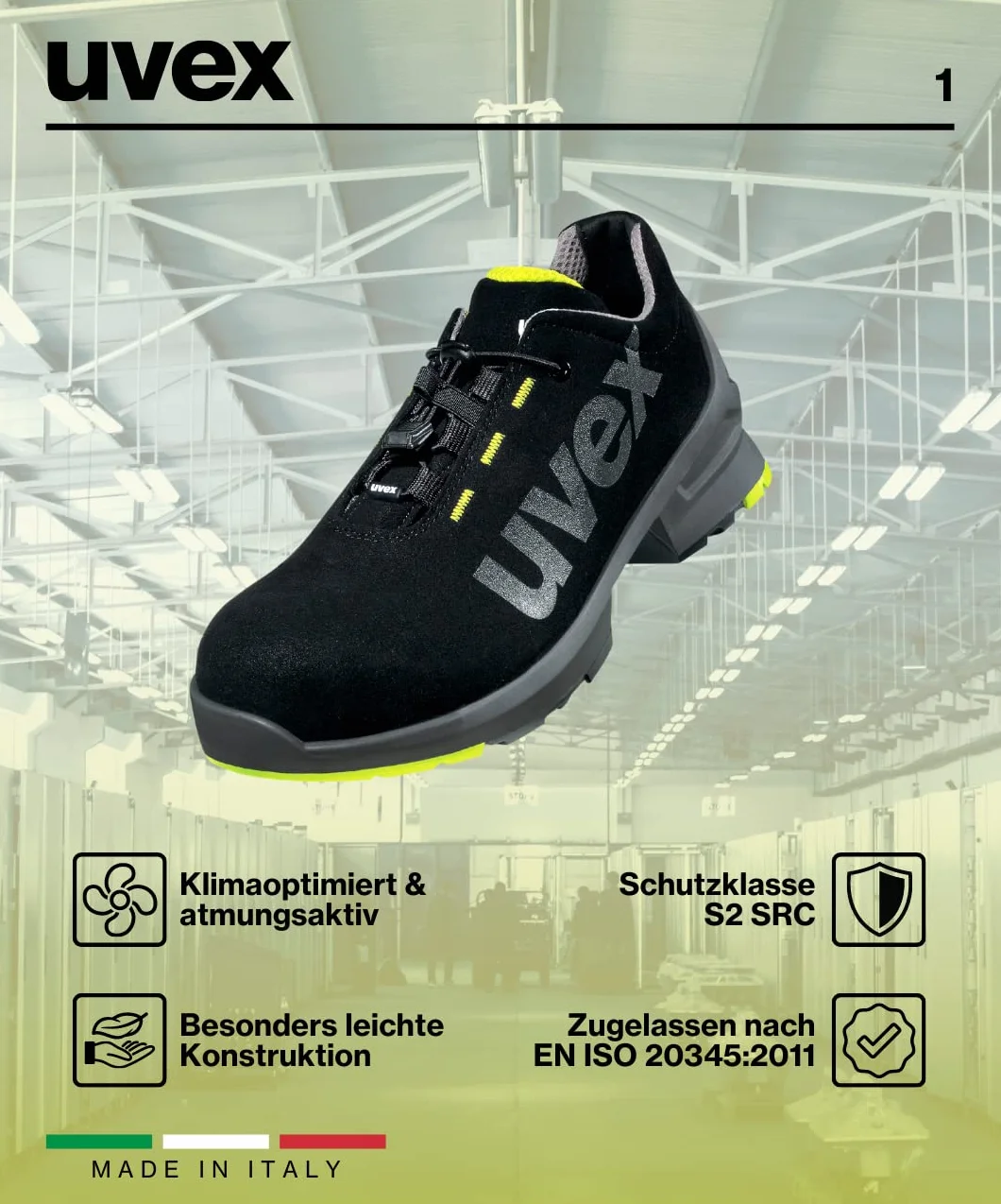 Uvex Uniseks 1Buty robocze