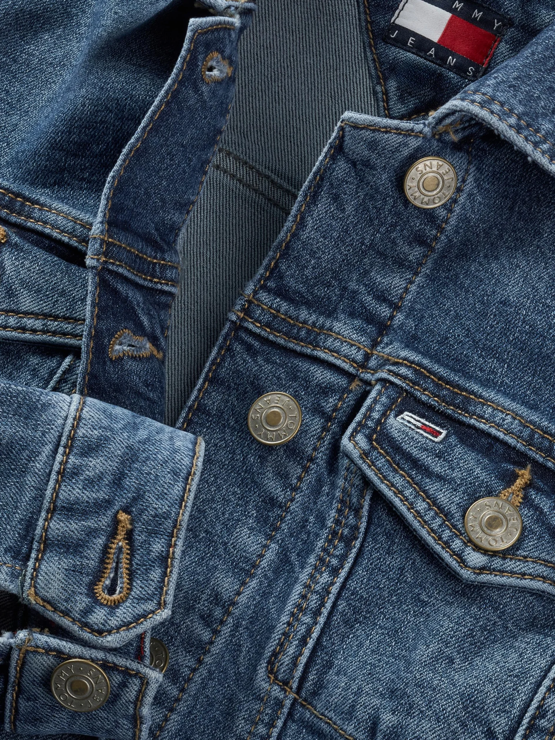 Tommy Jeans Kurtka Trucker Kobiety Vivianne Skn Jacket Ext Bi8130 Dw0dw20120