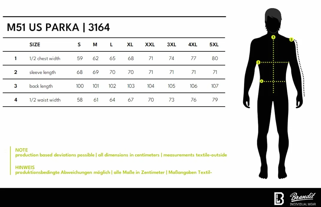 Brandit M51 US Parka Mężczyźni Brandit M51 Us
