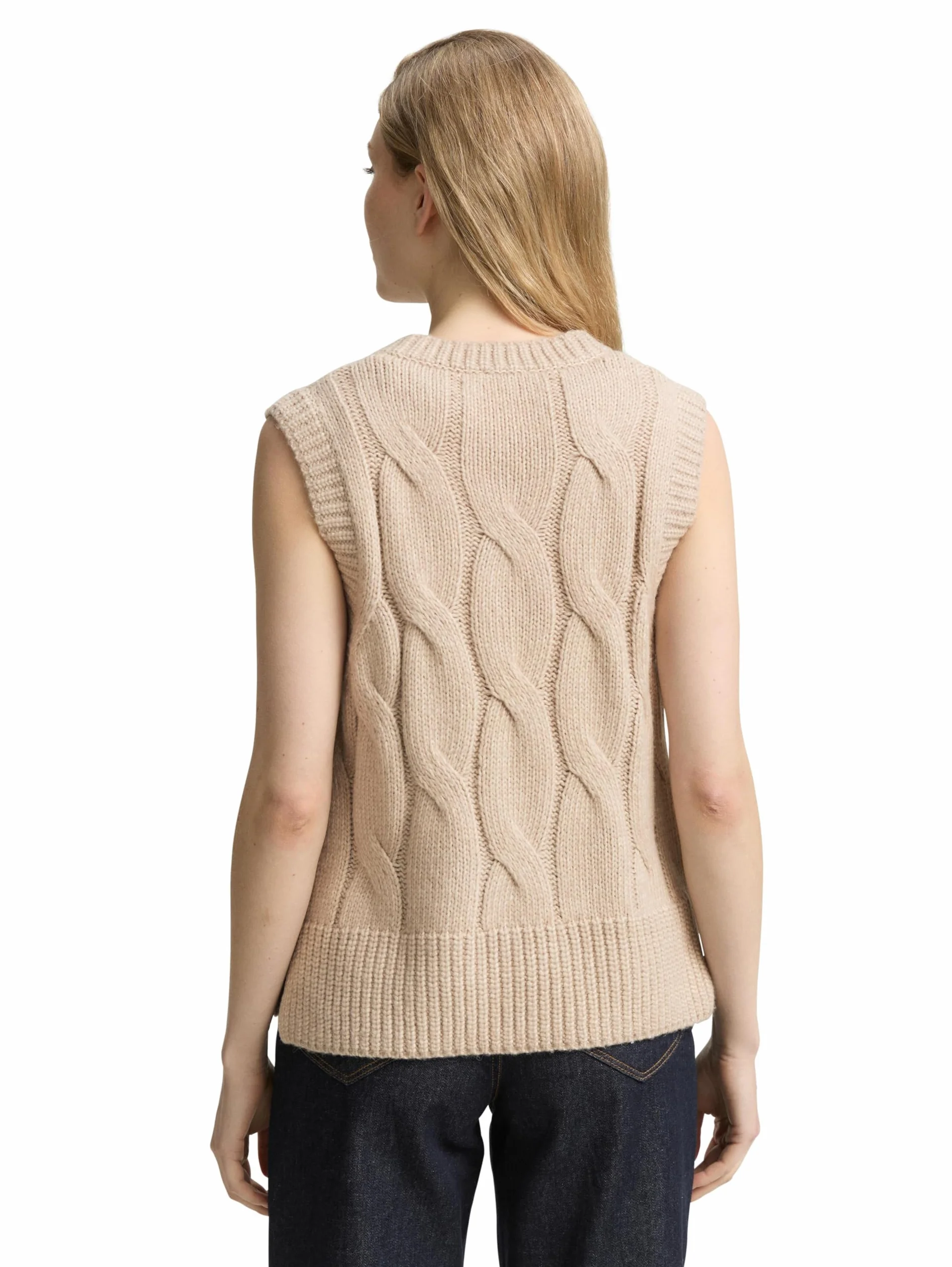 TOM TAILOR Kamizelko sweter Kobiety 1047708
